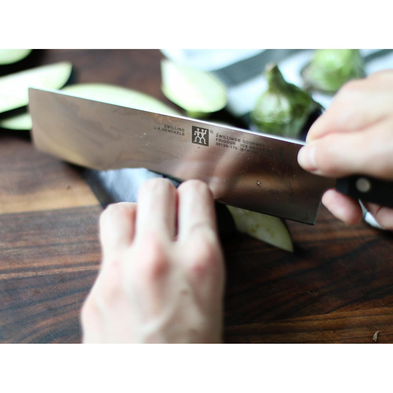 Cuchillo Nakiri ZWILLING Gourmet 16.5 cm Acero Inoxidable