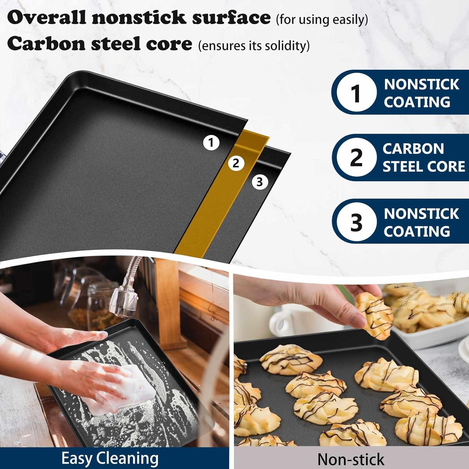 Bandeja para Hornear P&P CHEF 40.64x30.48 cm Antiadherente