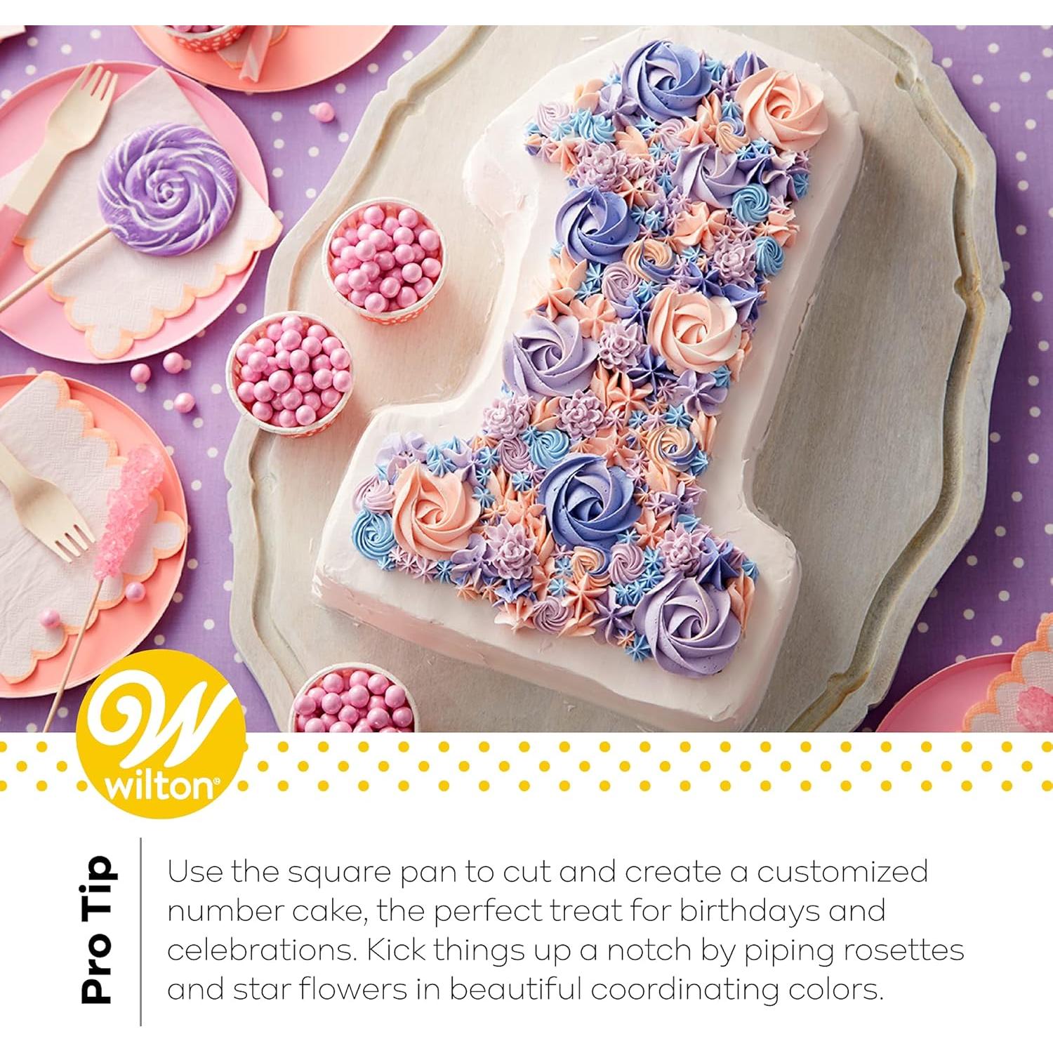 Sartén Cuadrada de Aluminio Wilton 30.48 cm para Pasteles y Brownies