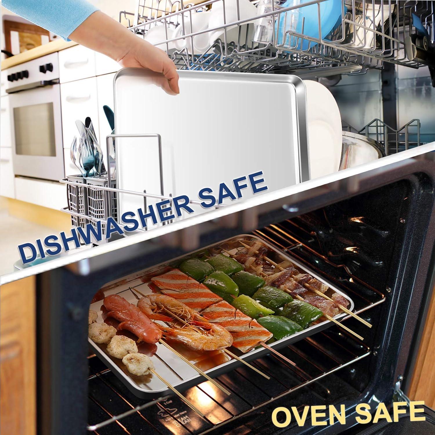 Bandeja para Hornear Galletas P&P CHEF 40.6x30.5cm Acero Inoxidable