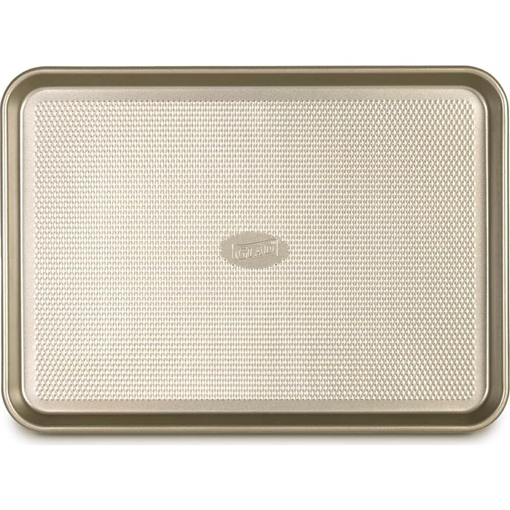 Bandeja para Galletas Antiadhesiva Glad 44.5x30 cm Dorada