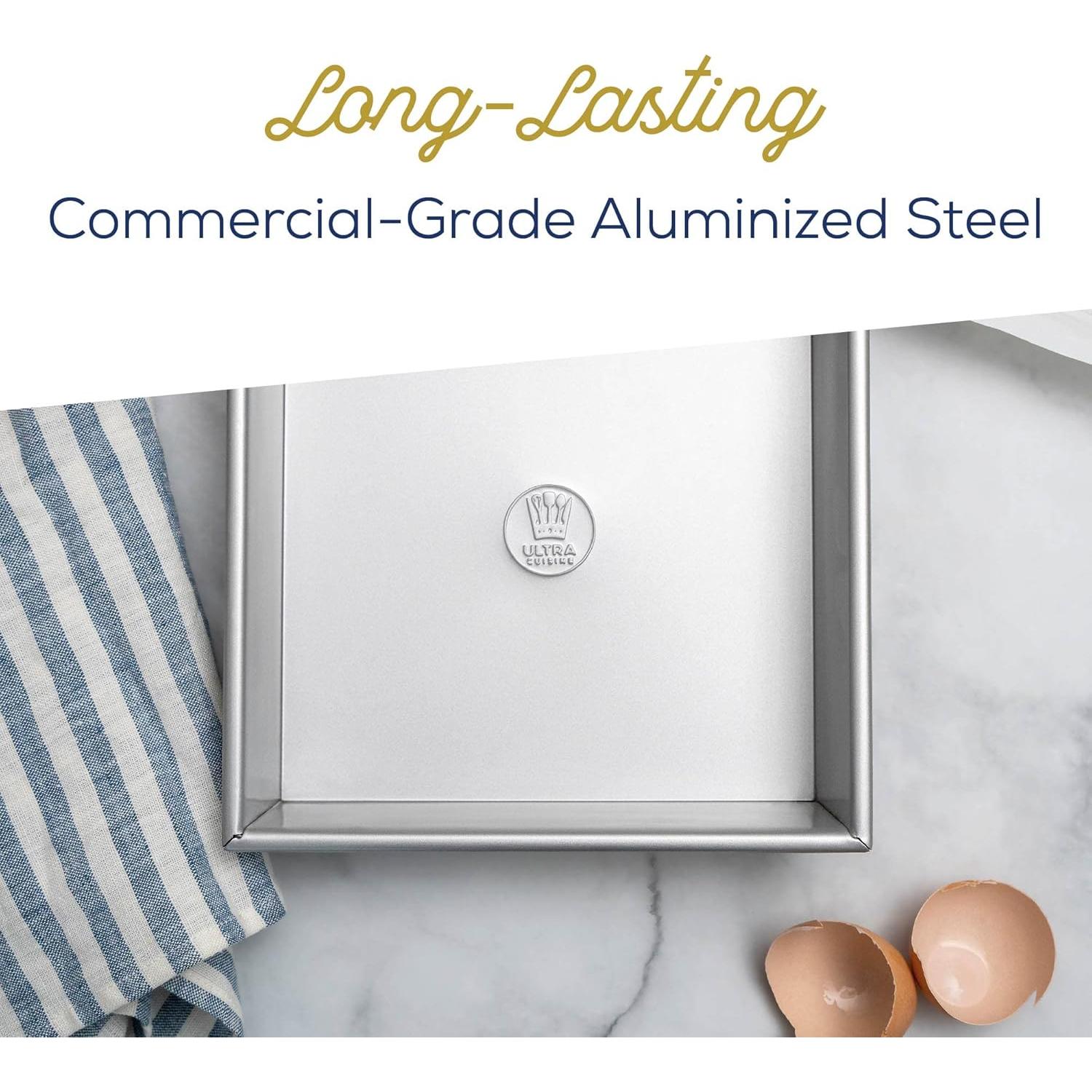 Sartén Cuadrada 18x18 cm Ultra Cuisine - Acero Antiadherente