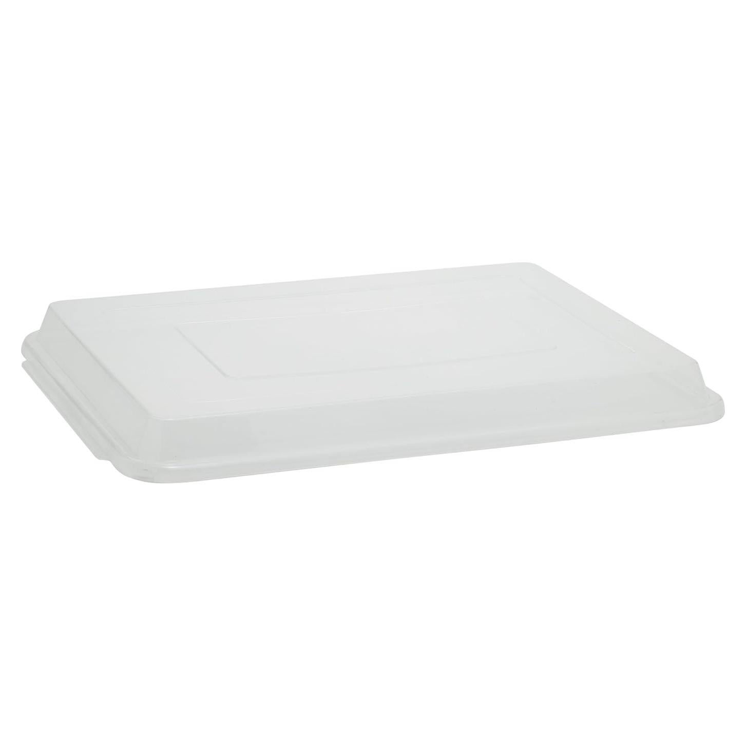 Cubiertas Winco para bandeja de aluminio 48x34 cm transparente