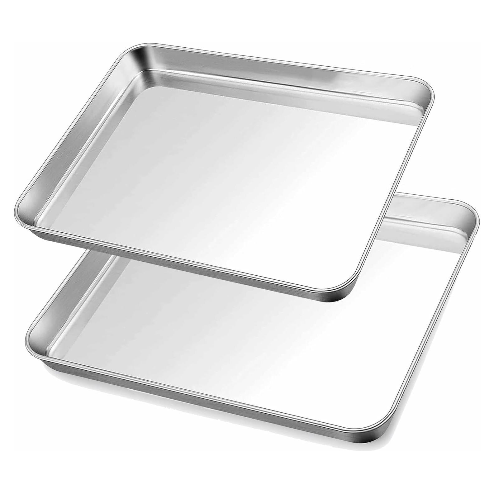 Juego de bandejas para hornear Herogo, 2 piezas de acero inoxidable