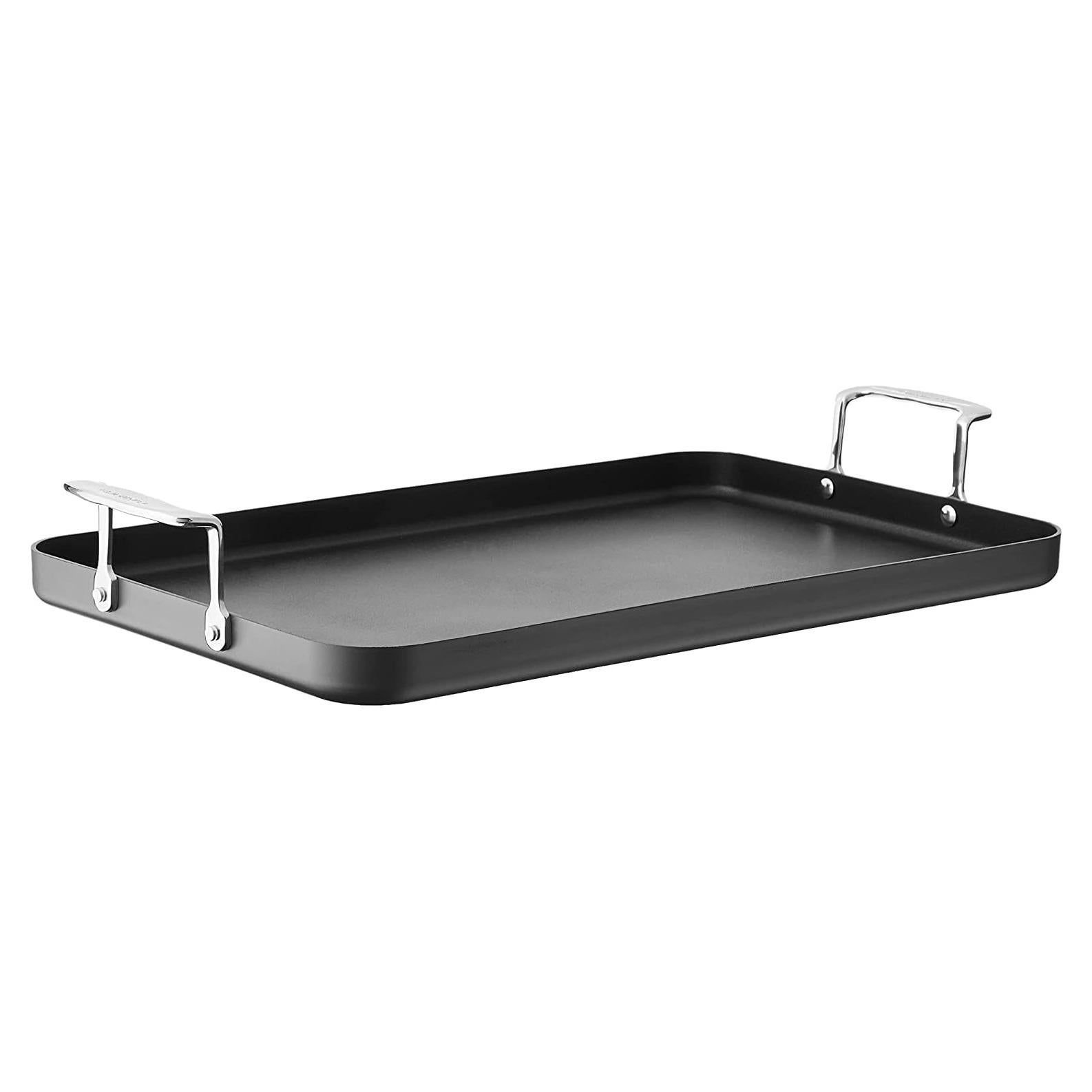 Plancha Doble Quemador Cuisinart 33x51 cm Antiadherente