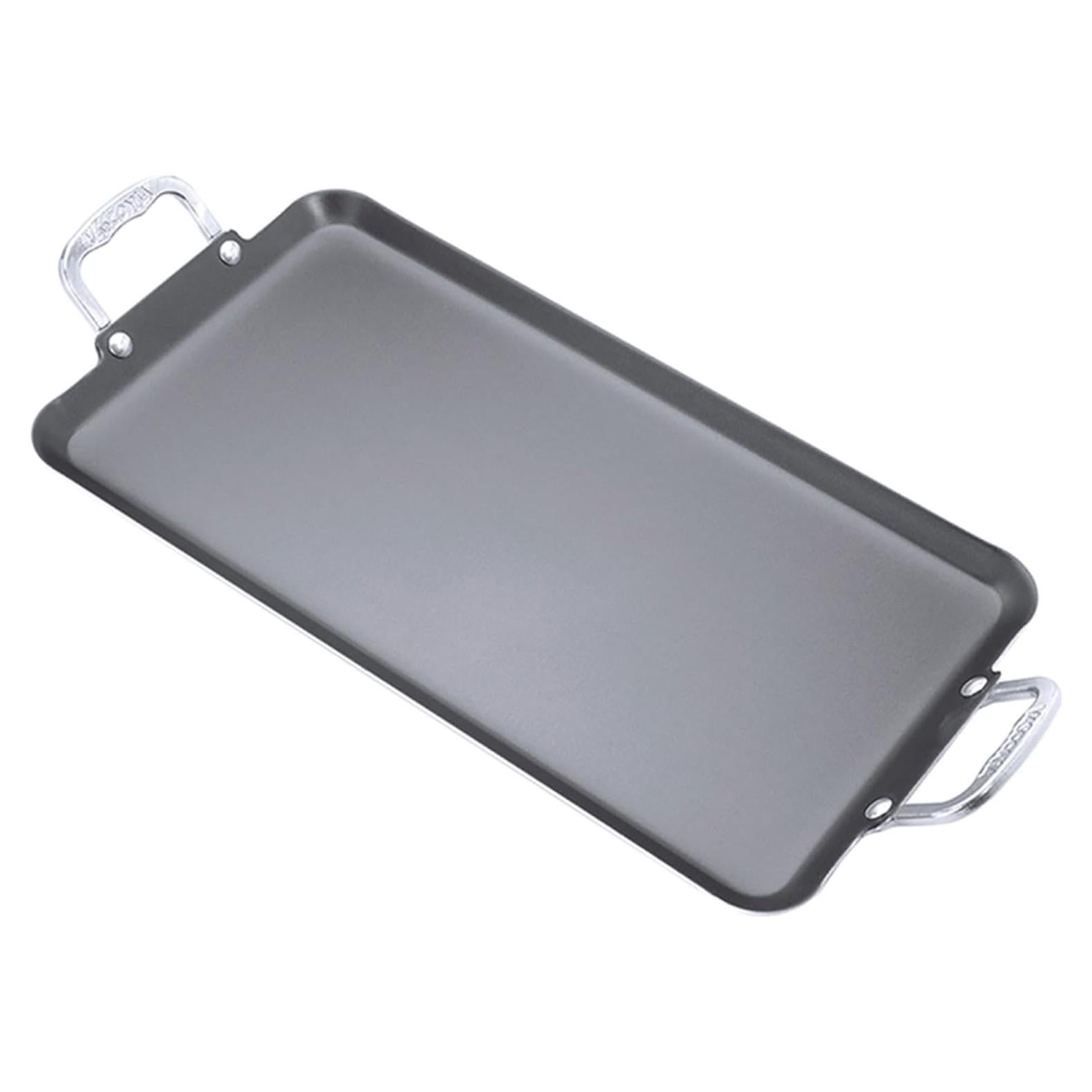 Plancha Doble Quemador Vasconia 50.8x27.9 cm Aluminio Antiadherente