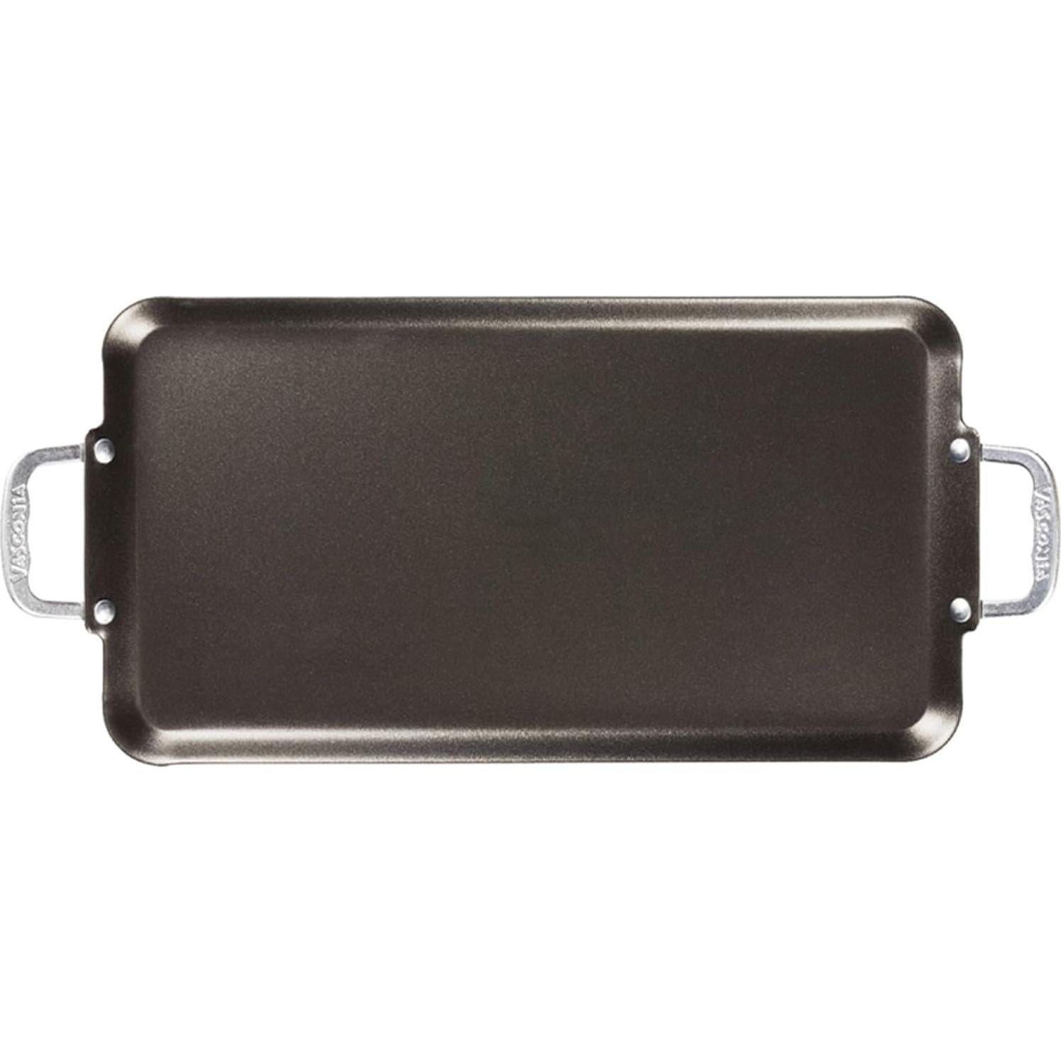 Plancha Doble Quemador Vasconia 50.8x27.9 cm Aluminio Antiadherente
