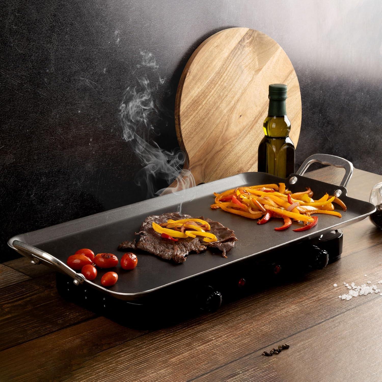 Plancha Doble Quemador Vasconia 50.8x27.9 cm Aluminio Antiadherente