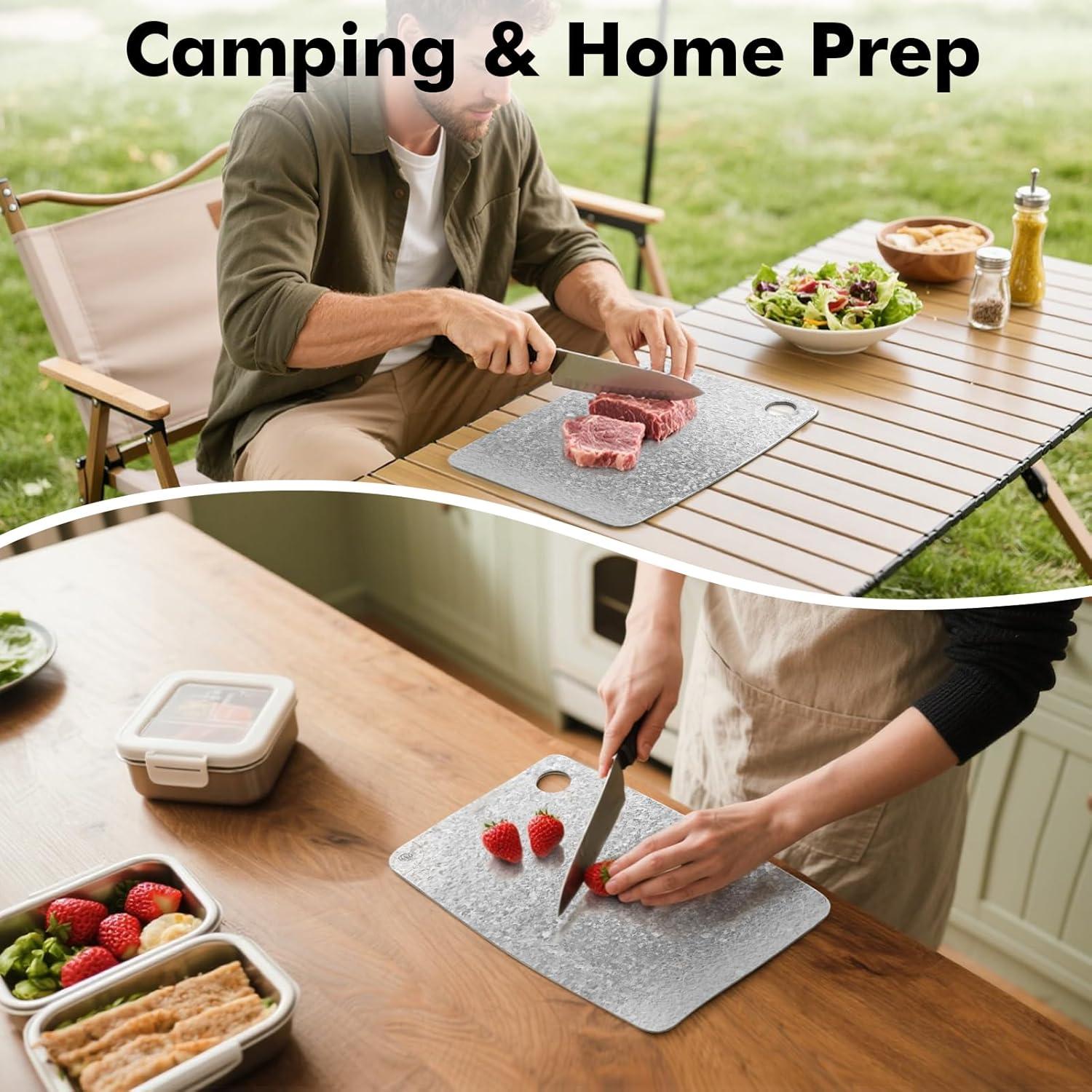 Tabla de Cortar de Titanio FINEYORKER 30.48x20.32cm Antibacteriana