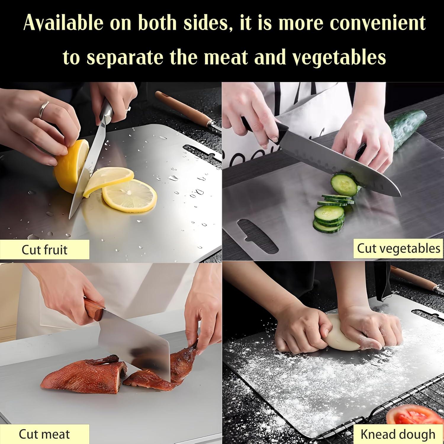 Tabla de Cortar de Titanio Vehequny 25.1x15.2cm Higiénica