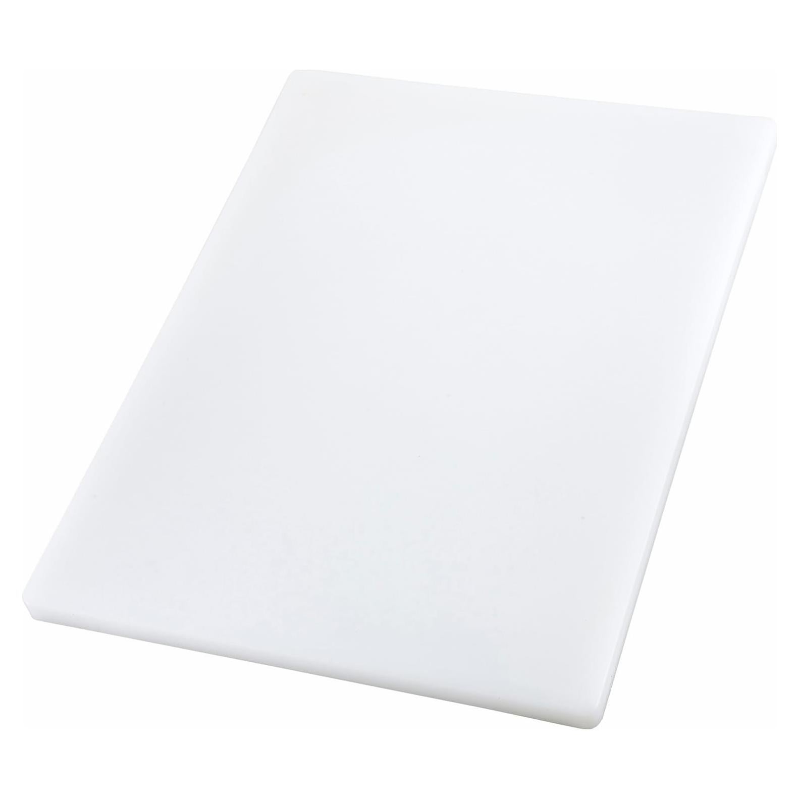 Tabla de Cortar Plástico Winco CBXH-1520 50.8x37.6 cm Blanca
