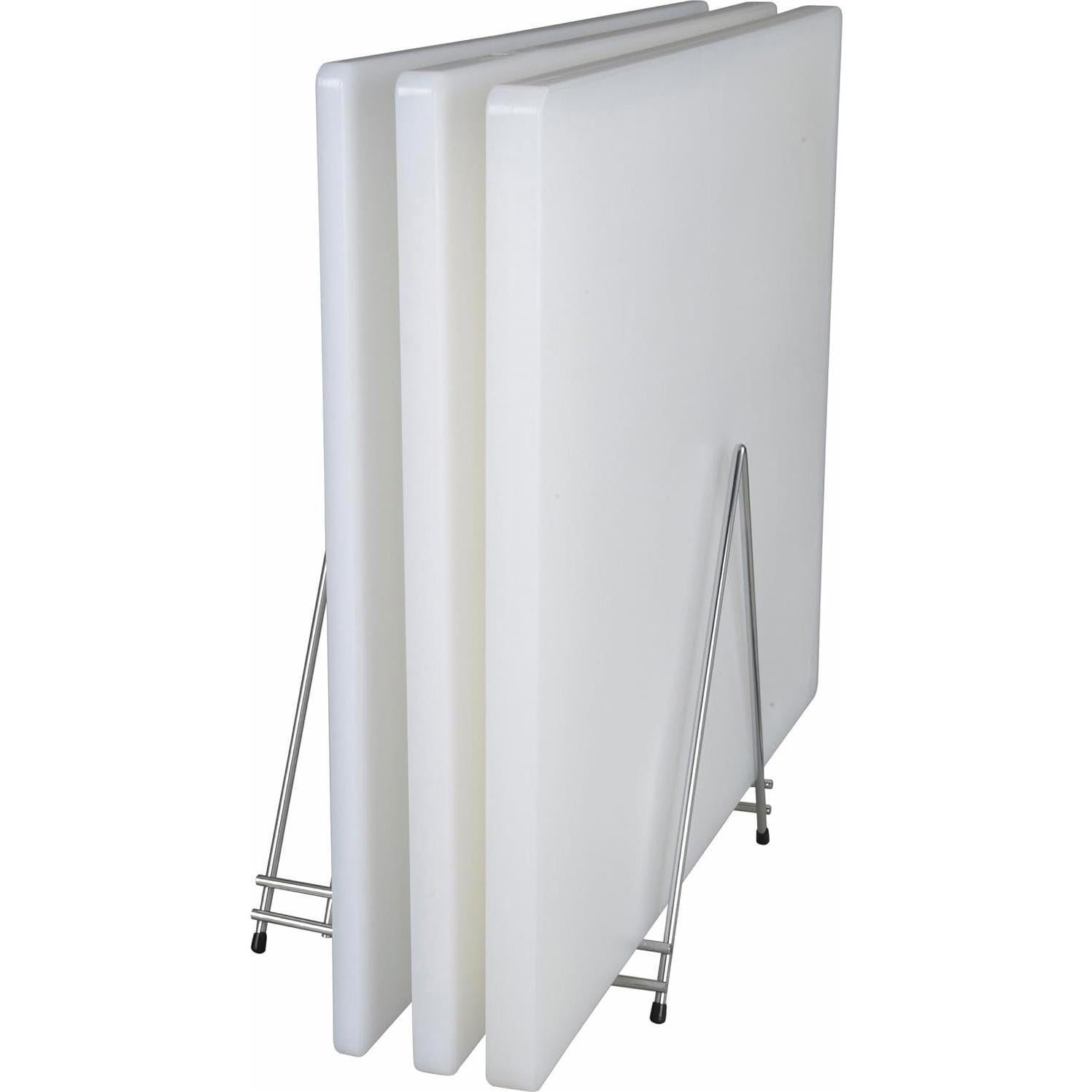 Tabla de Cortar Plástico Winco CBXH-1520 50.8x37.6 cm Blanca