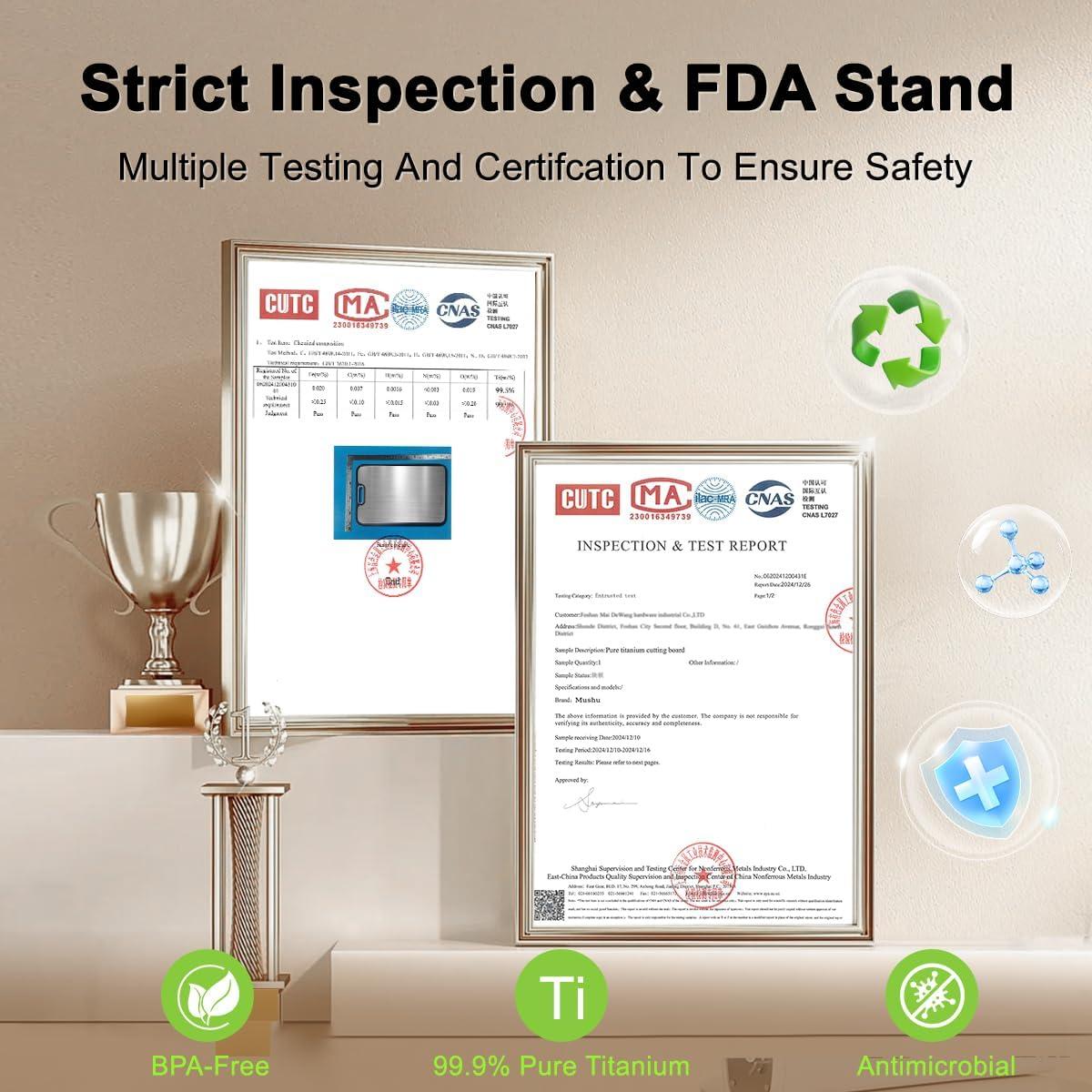 Tabla de Cortar Doble Cara WENGTY Titanio 40.1x27.9cm