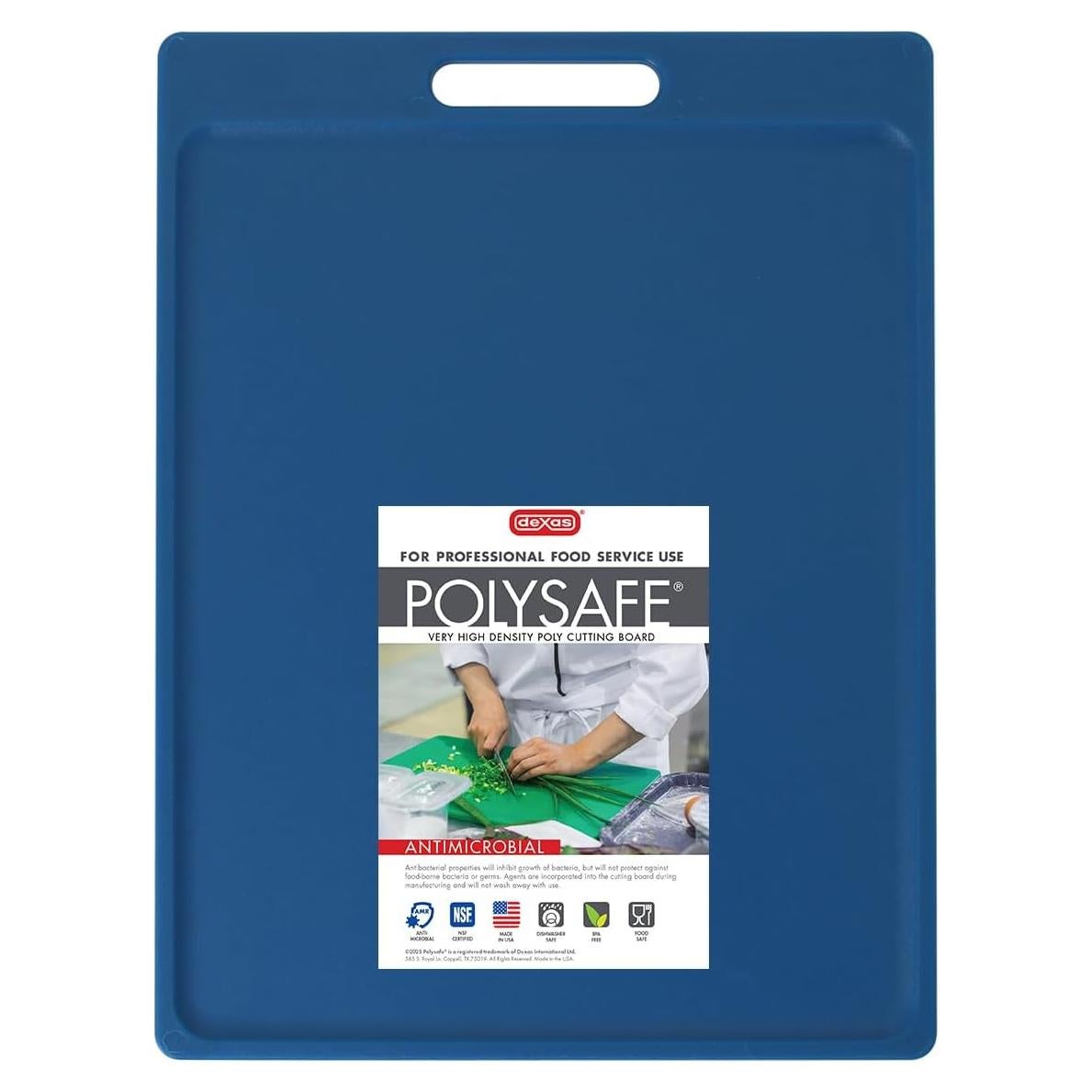 Tablero de Corte Reversible Dexas Polysafe 27.94x36.83cm Azul