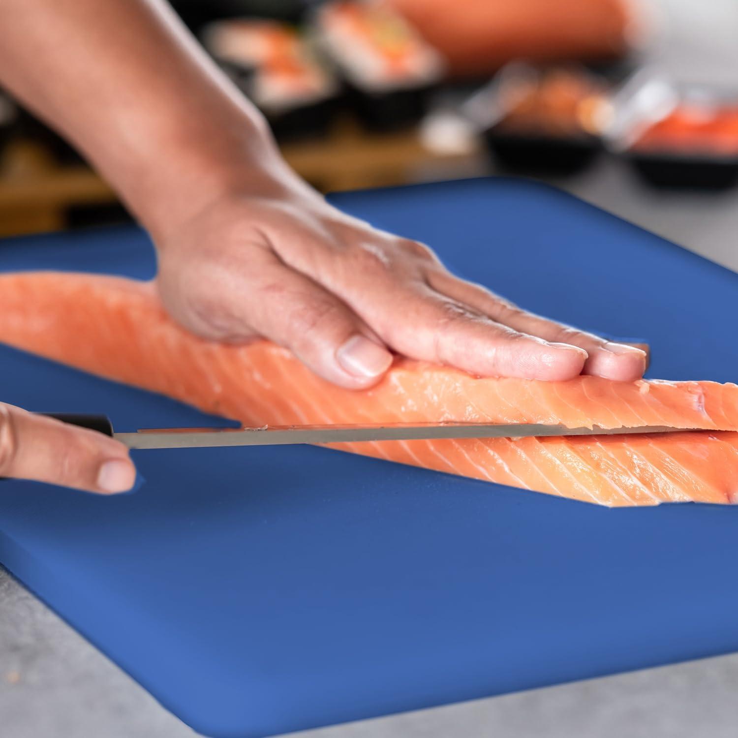 Tablero de Corte Reversible Dexas Polysafe 27.94x36.83cm Azul