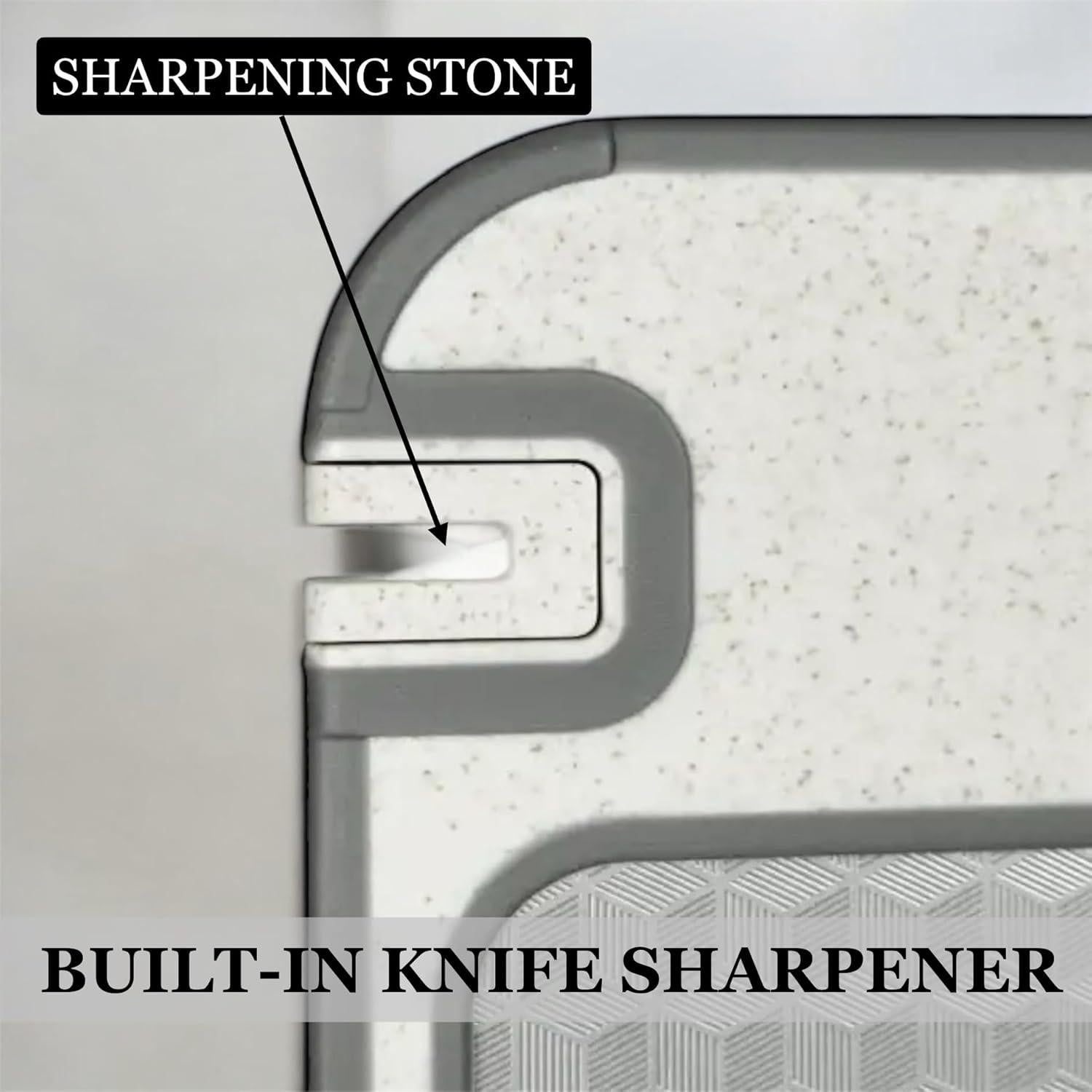 Tabla de Cortar Doble Cara Kobiva Acero Inoxidable 36.83x25.4cm