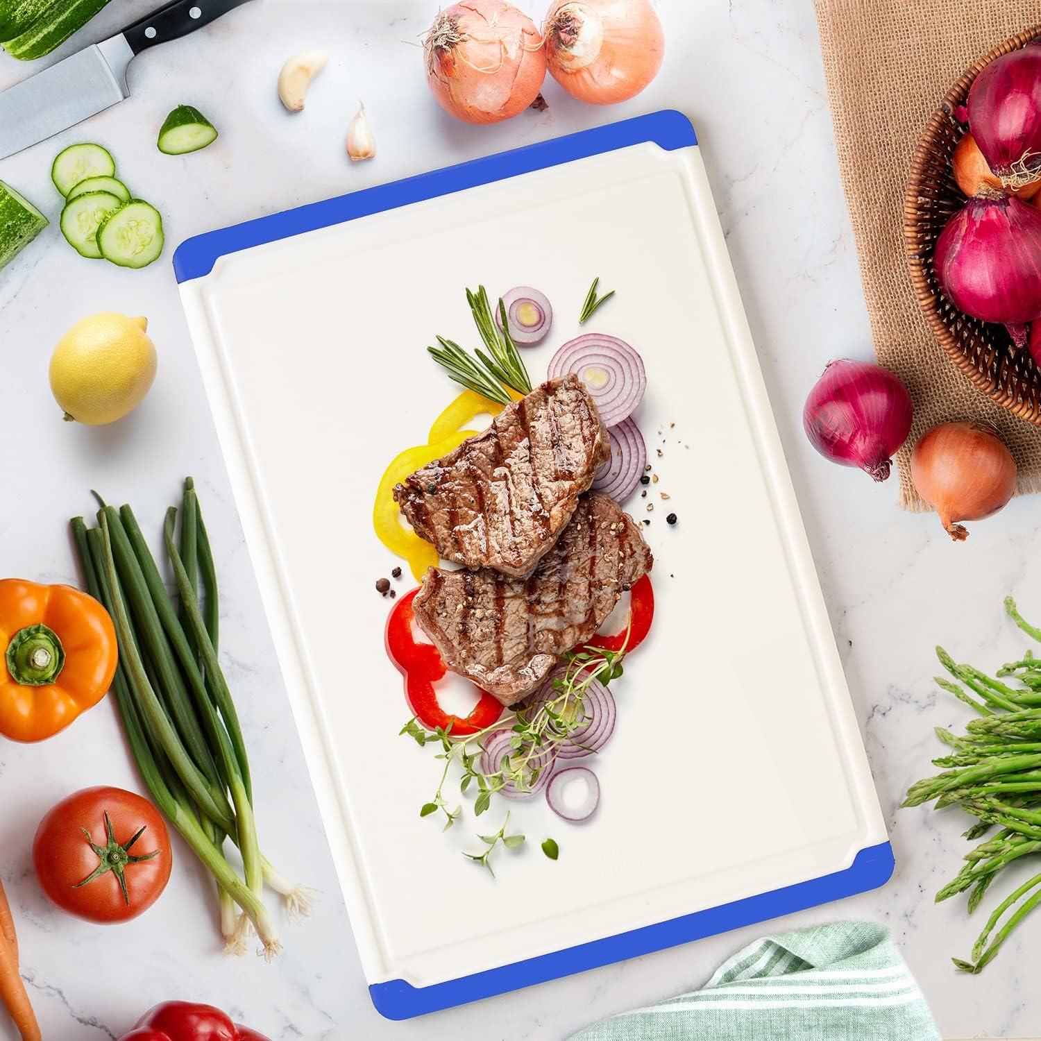 Tabla de Cortar Grande Belwares Azul Antideslizante 45x30 cm