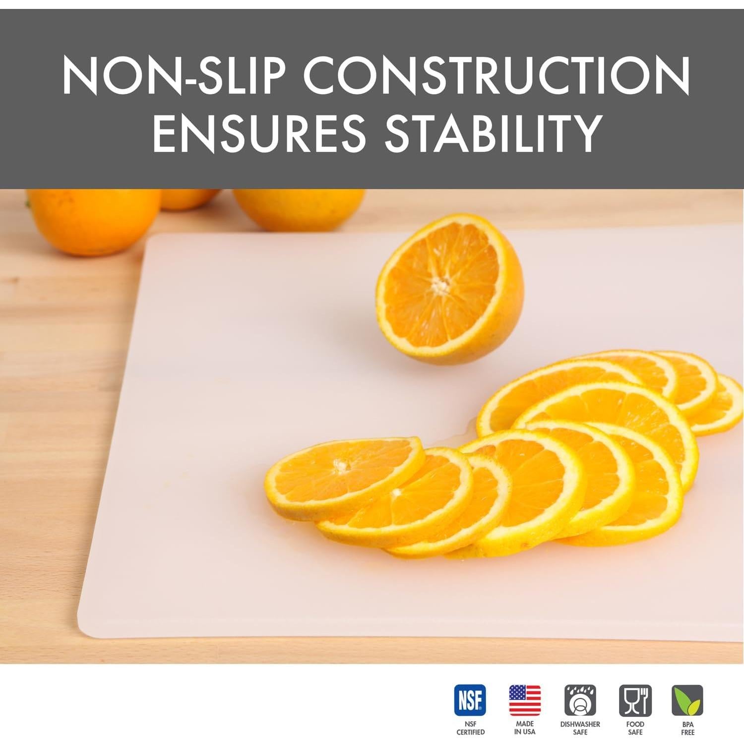 Tablero de Corte Dexas Polysafe 35.56x43.18cm Blanco