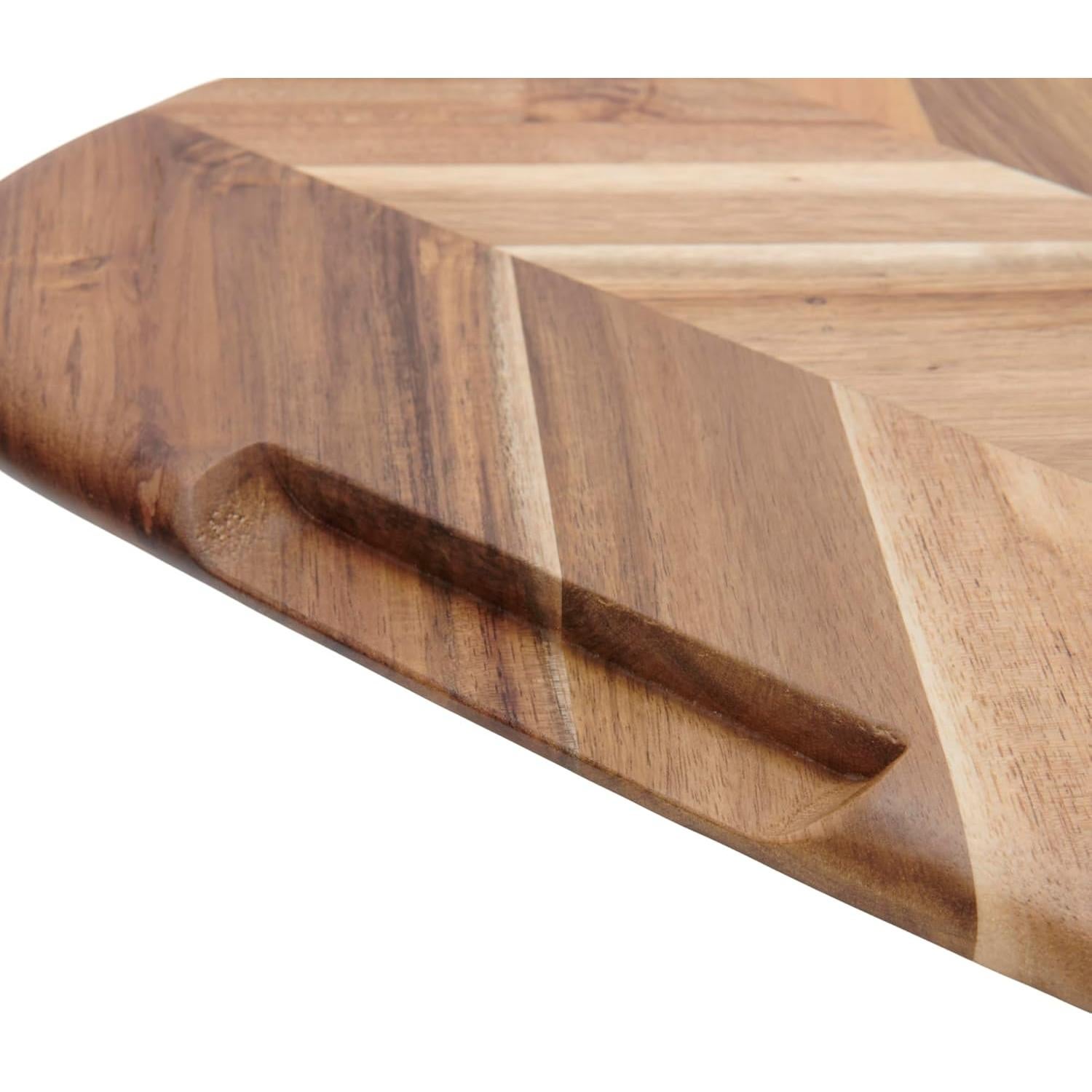 Tabla de Carving GoodCook Herringbone 49.5x34.8cm Acacia
