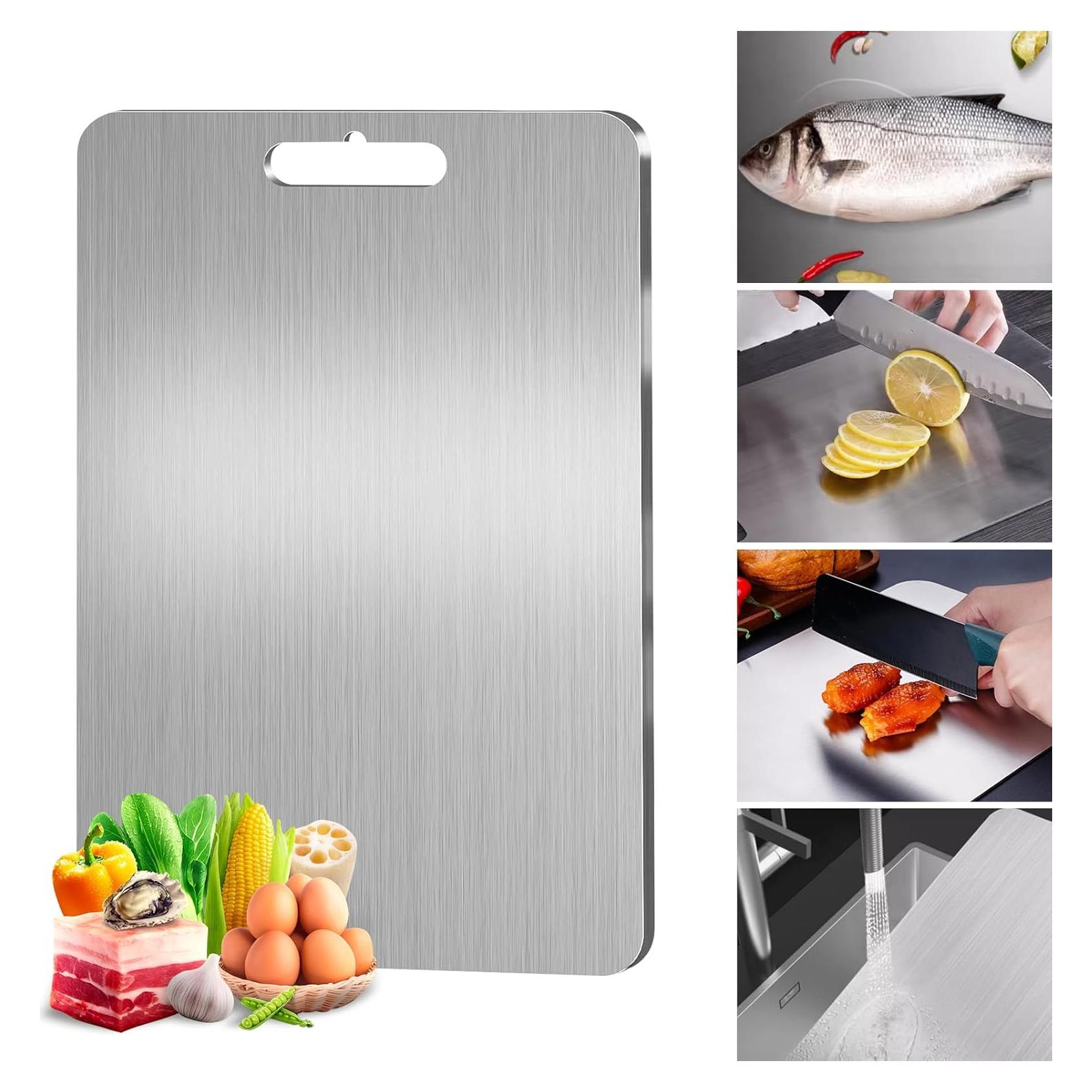 Tabla de Cortar de Titanio IGRARK 29x20cm Antimicrobiana