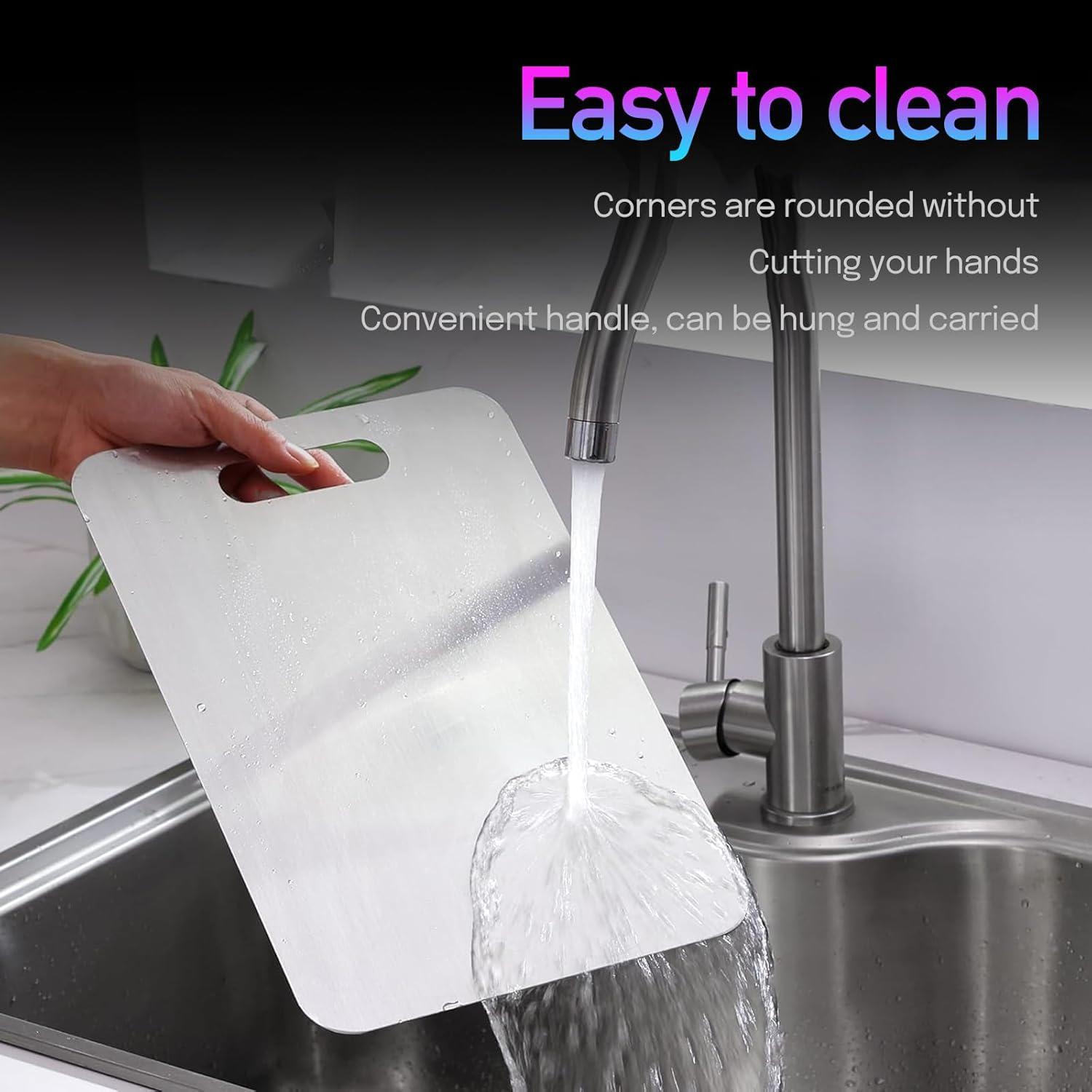 Tabla de Cortar de Titanio IGRARK 29x20cm Antimicrobiana