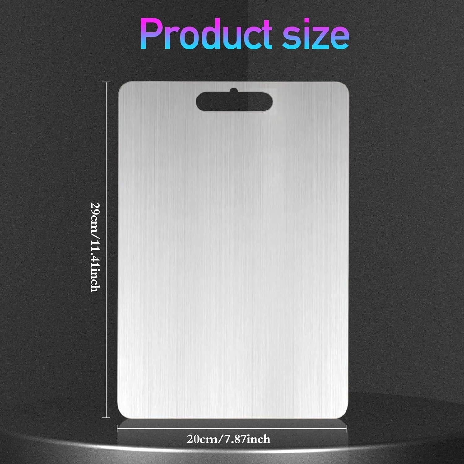 Tabla de Cortar de Titanio IGRARK 29x20cm Antimicrobiana