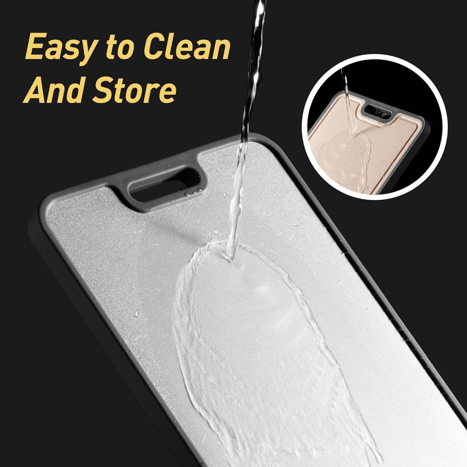 Tabla de Cortar de Titanio Socisen Grande 38.6x26.4cm Antideslizante