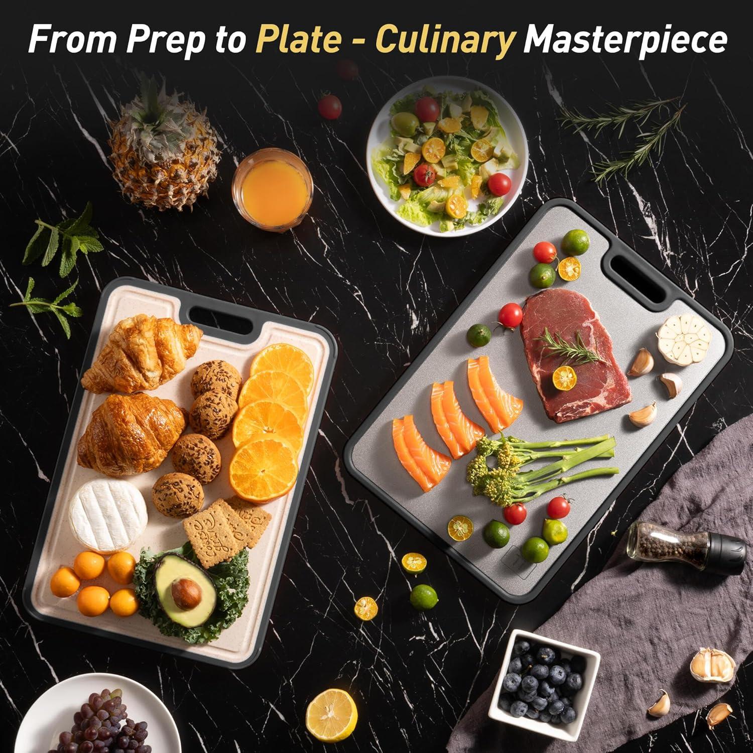 Tabla de Cortar de Titanio Socisen Grande 38.6x26.4cm Antideslizante