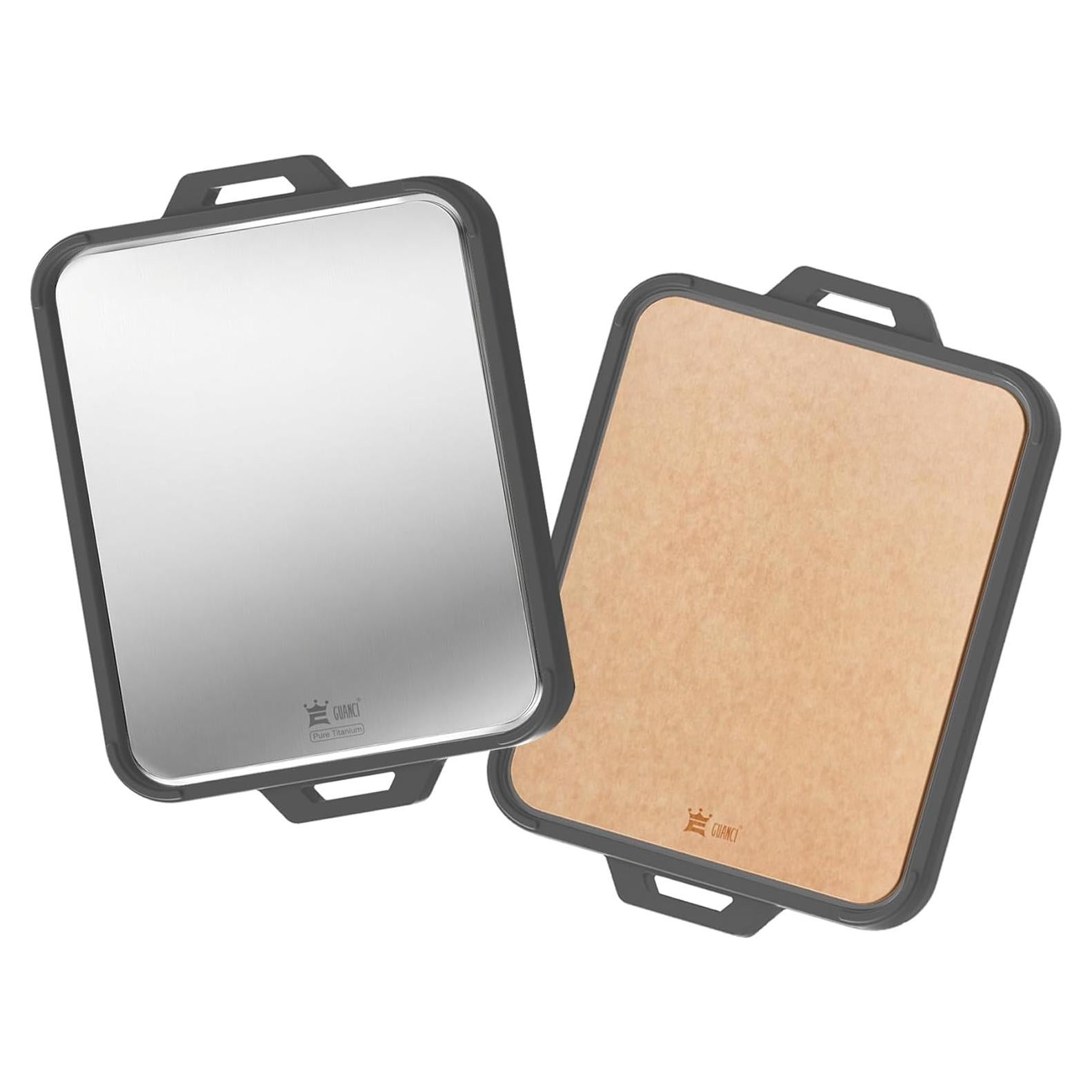 Tabla de Cortar Doble Cara GUANCI Titanio 40.64x27.94cm