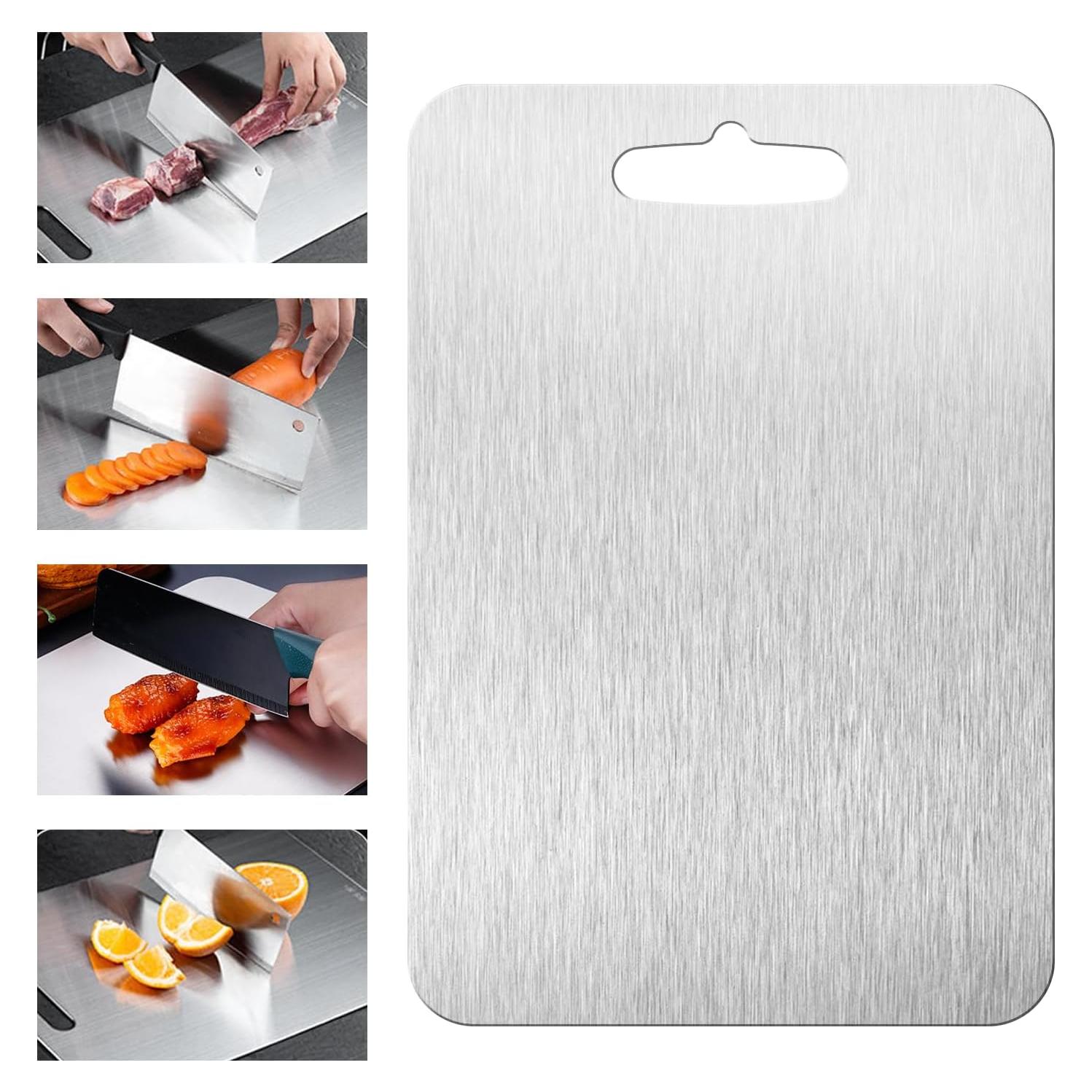 Tabla de Cortar de Titanio SHIRIA 35.56x25.4 cm Doble Cara