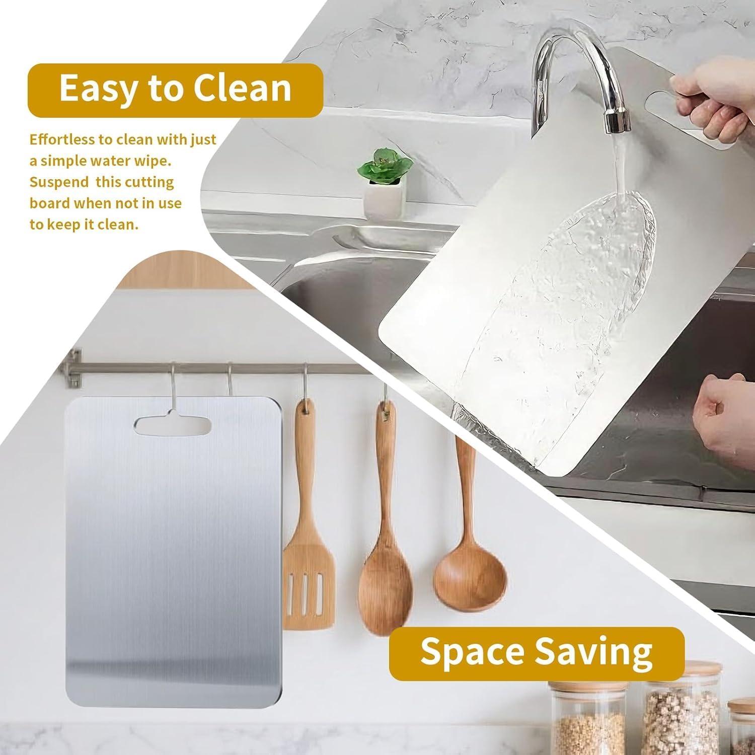 Tabla de Cortar de Titanio Yainmos 30.48x22.86 cm Higiénica