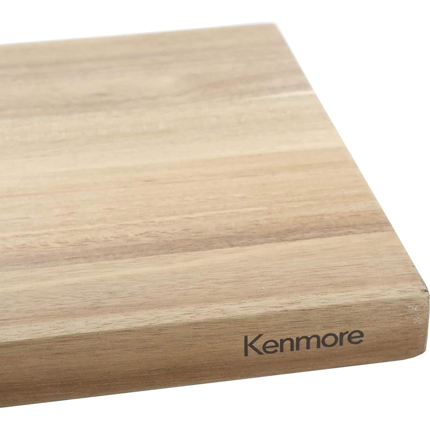 Tabla de cortar de madera Acacia Kenmore 45.72x30.48 cm