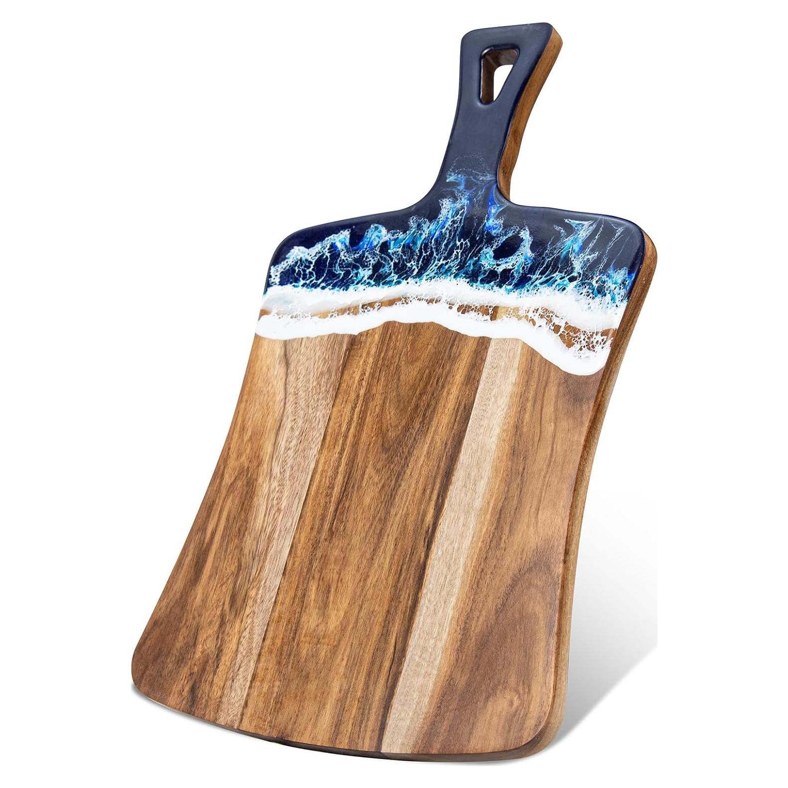 Tabla de Cortar Rectangular de Acacia SkyFanWave 25x19 cm