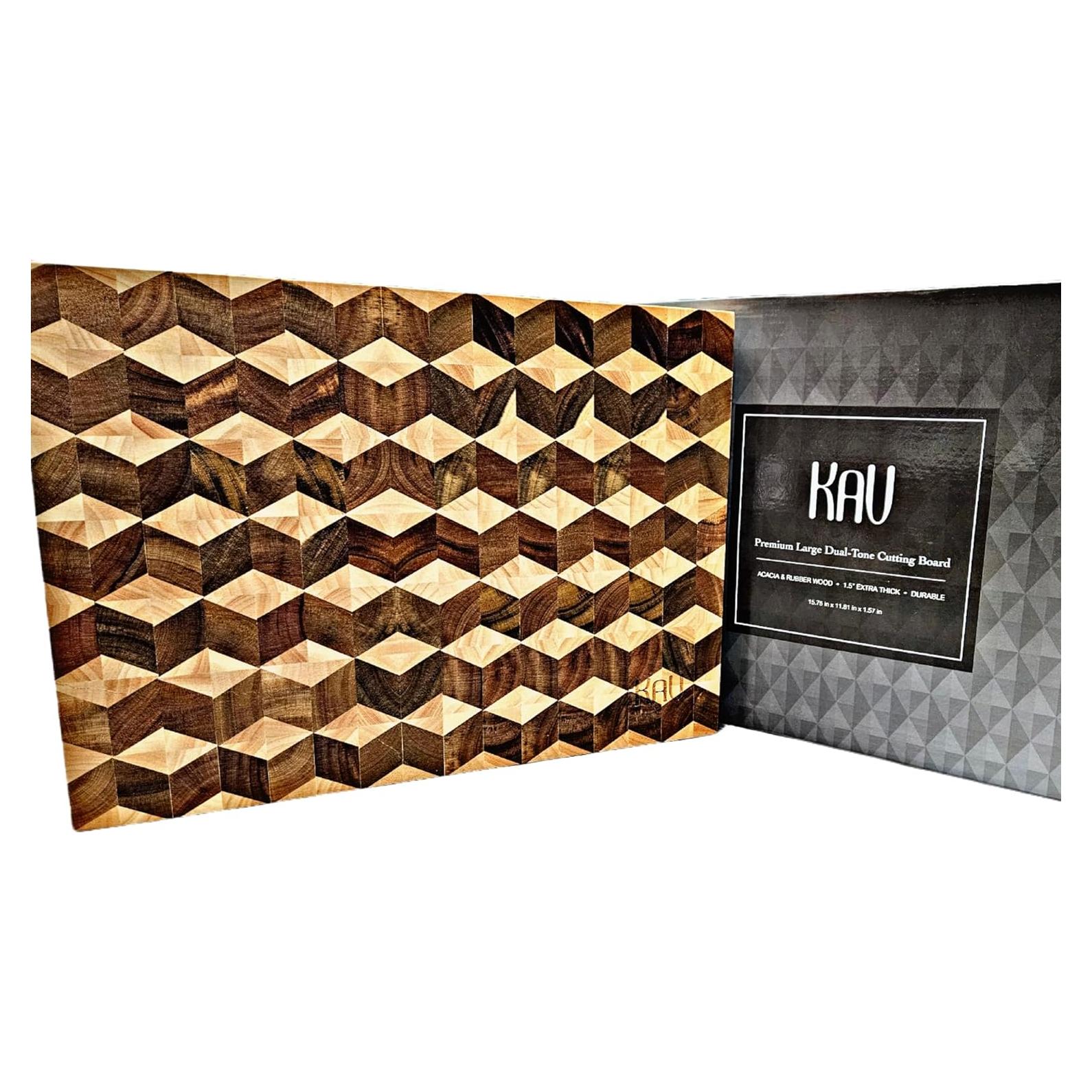 Tabla de Cortar Grande KAV de Madera de Acacia 42x30.5 cm