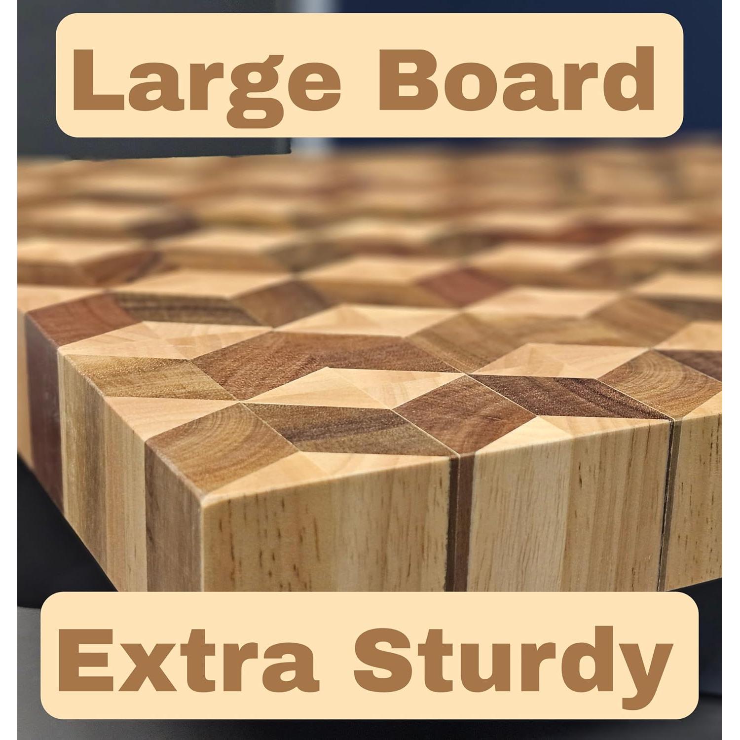 Tabla de Cortar Grande KAV de Madera de Acacia 42x30.5 cm