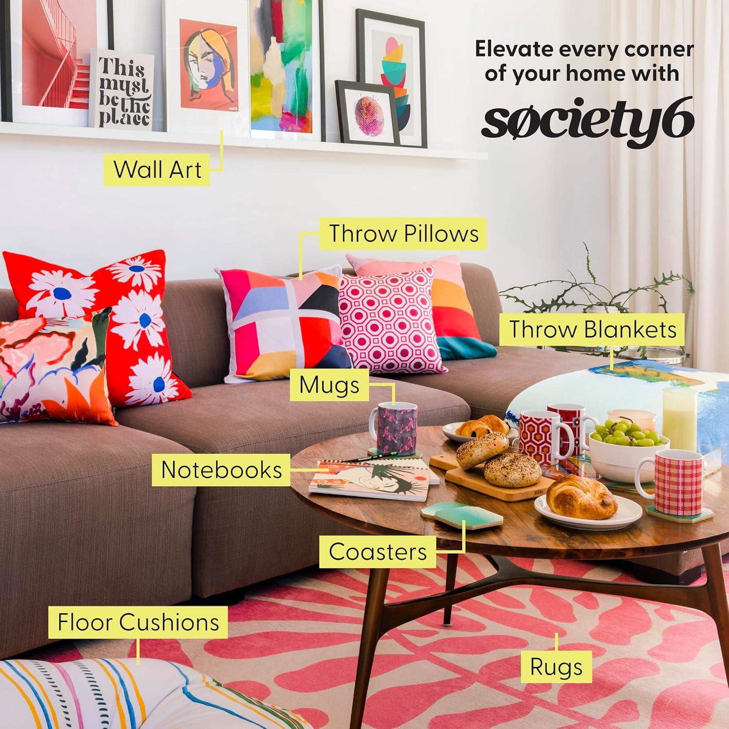 Tabla de Cortar de Bambú Society6 Terrazzo Rosa 40.6x26.7 cm