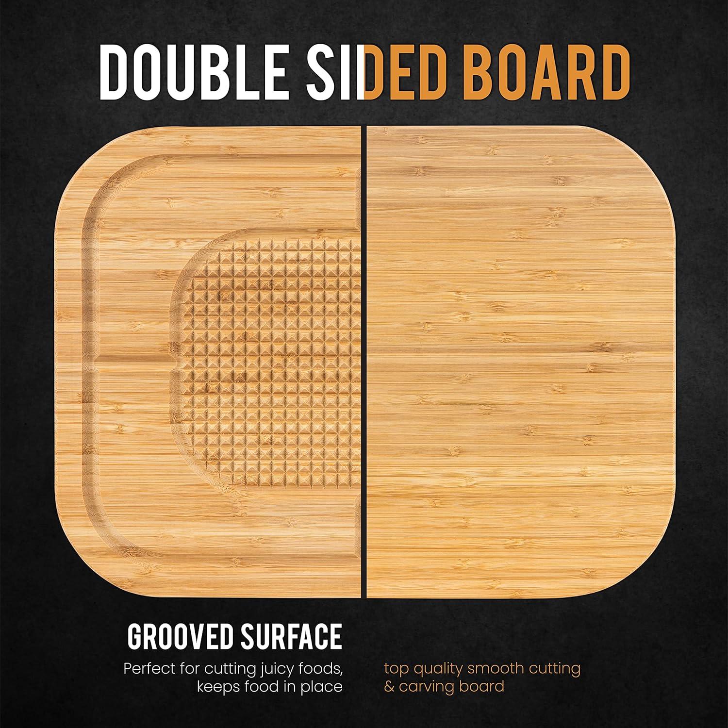 Tabla de Cortar Reversible de Bambú Masirs 38x30 cm