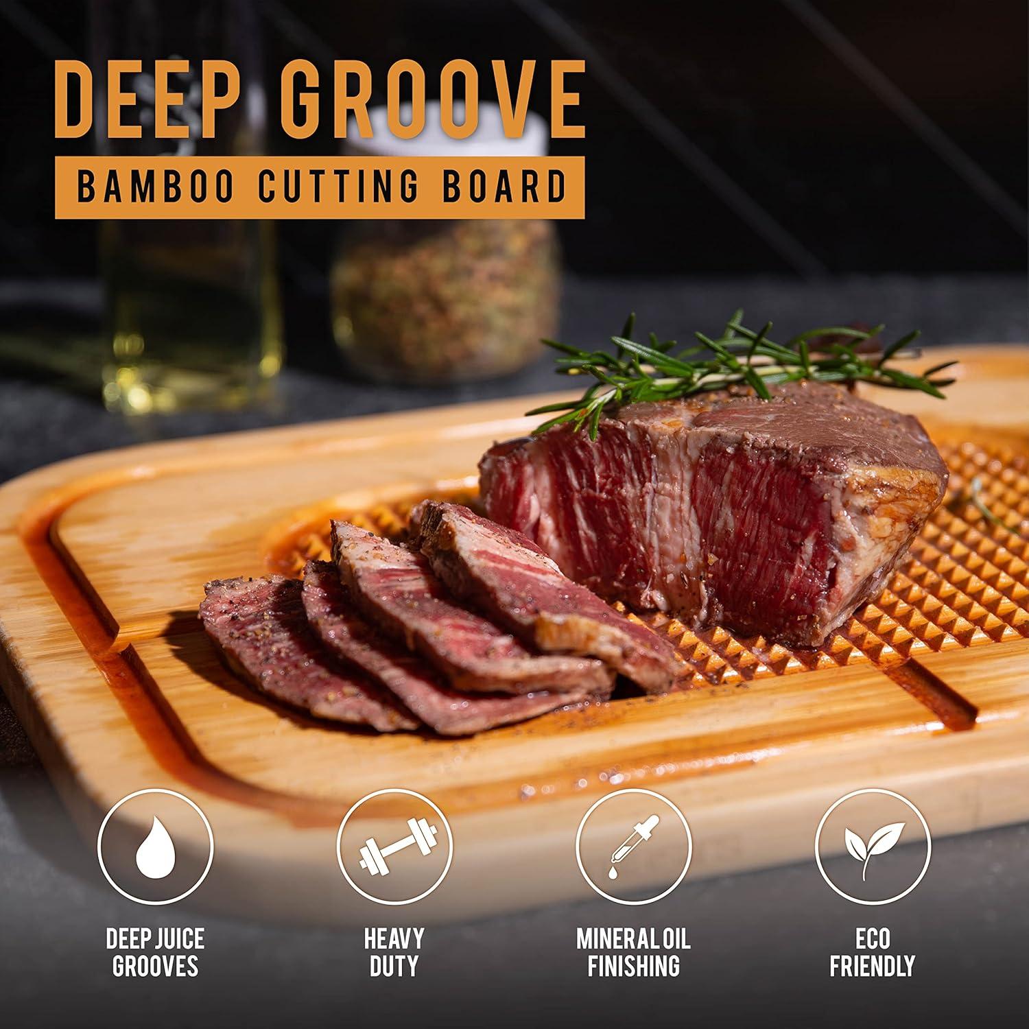 Tabla de Cortar Reversible de Bambú Masirs 38x30 cm