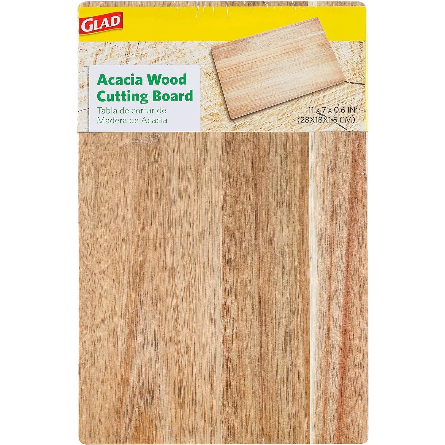 Tabla de Cortar de Madera de Acacia Glad 28x18 cm Reversible