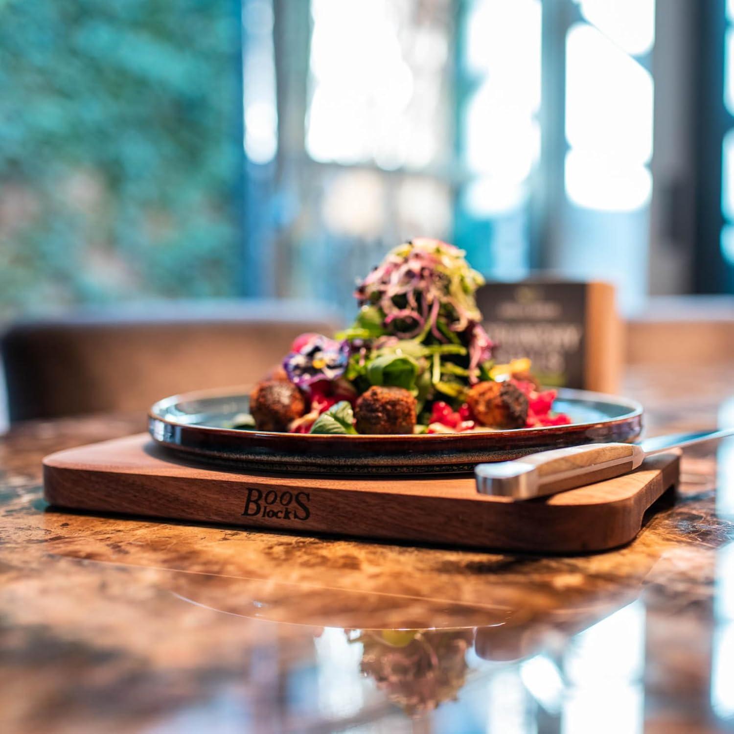 Tabla de Cortar Boos Block de Nogal 30x20 cm Reversible