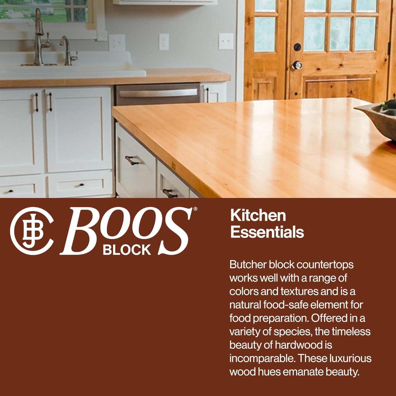 Tabla de Cortar de Madera John Boos 61x63.5cm 1.5" Grosor