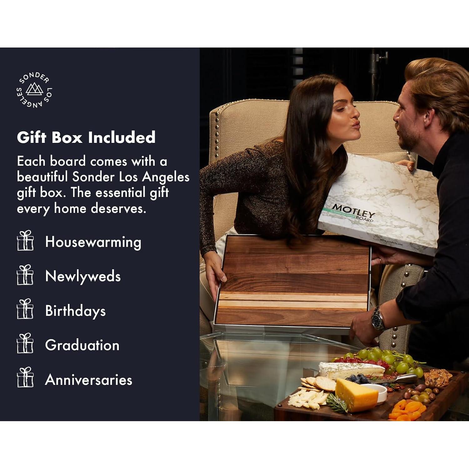 Tabla de Cortar Reversible de Madera Sonder Motley 43x33 cm