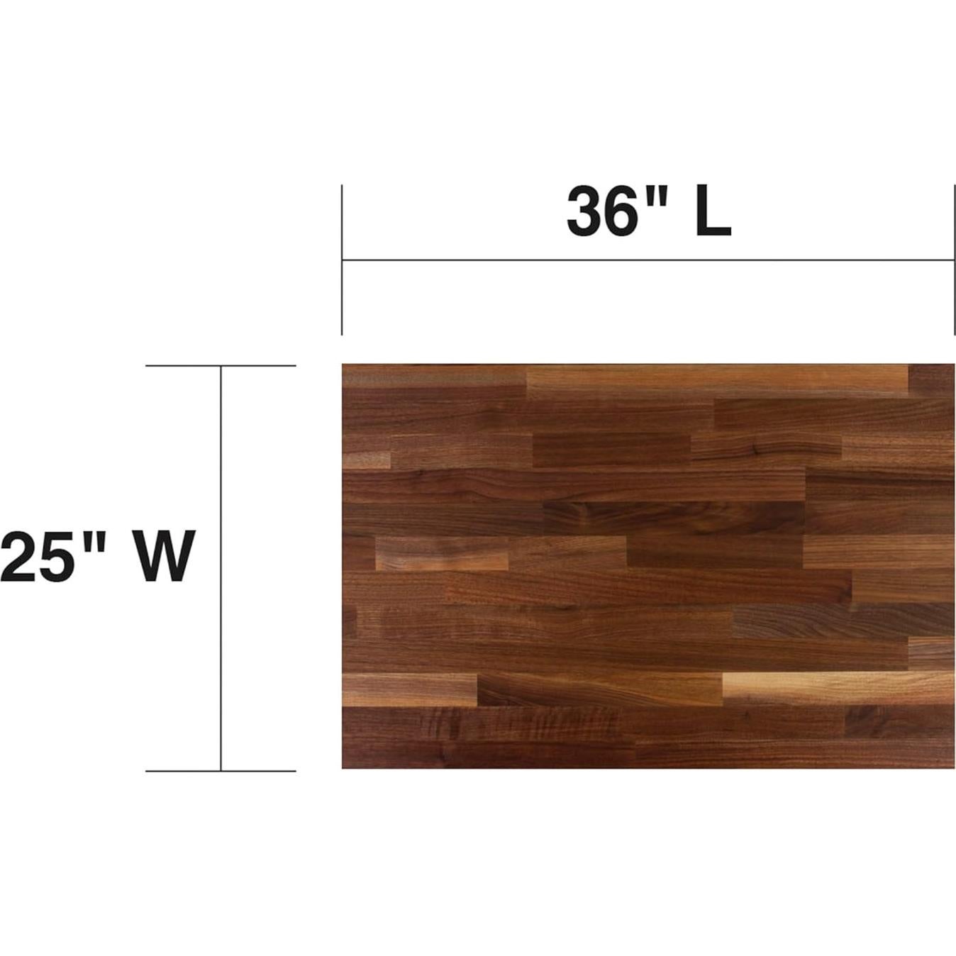 Encimera de Cocina John Boos Nogal Mezclado 91.4x63.5 cm