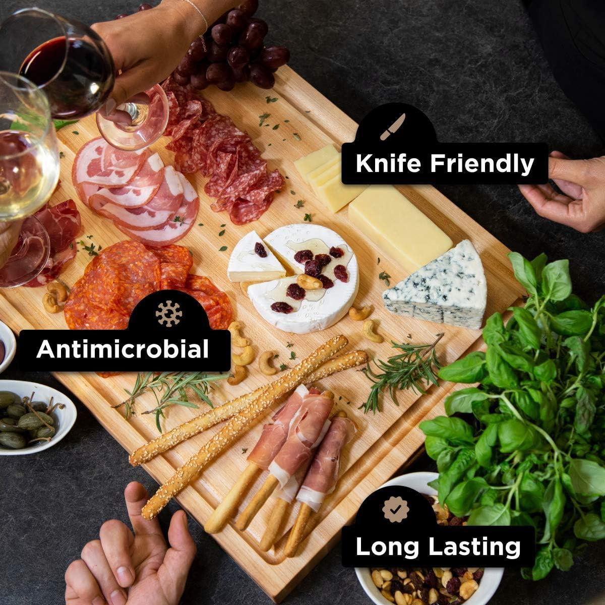 Tabla de Cortar de Madera Arce WoodForChef 40.6x30.5 cm Reversible