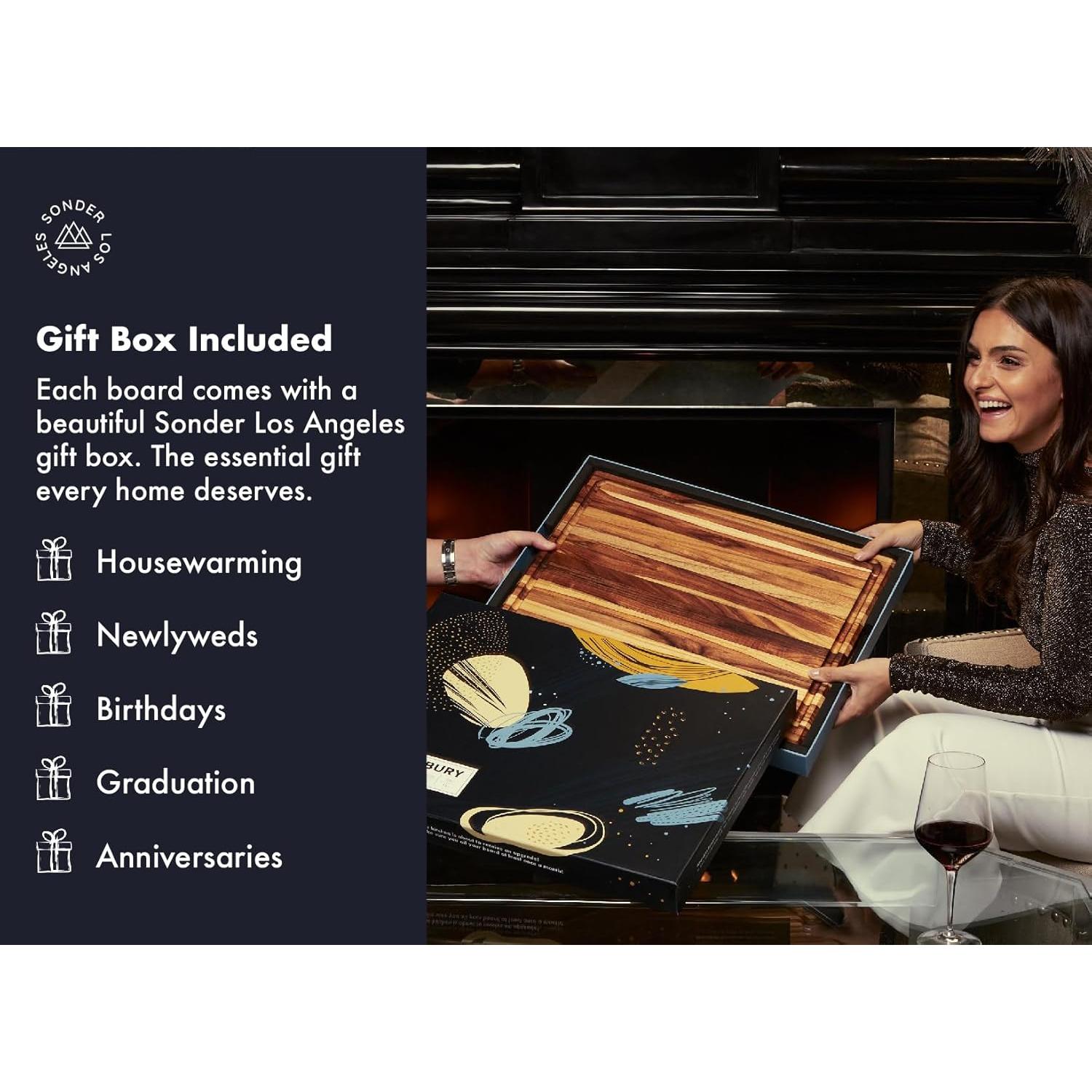 Tabla de Cortar de Madera de Teca Sonder Los Angeles 51x38x4 cm