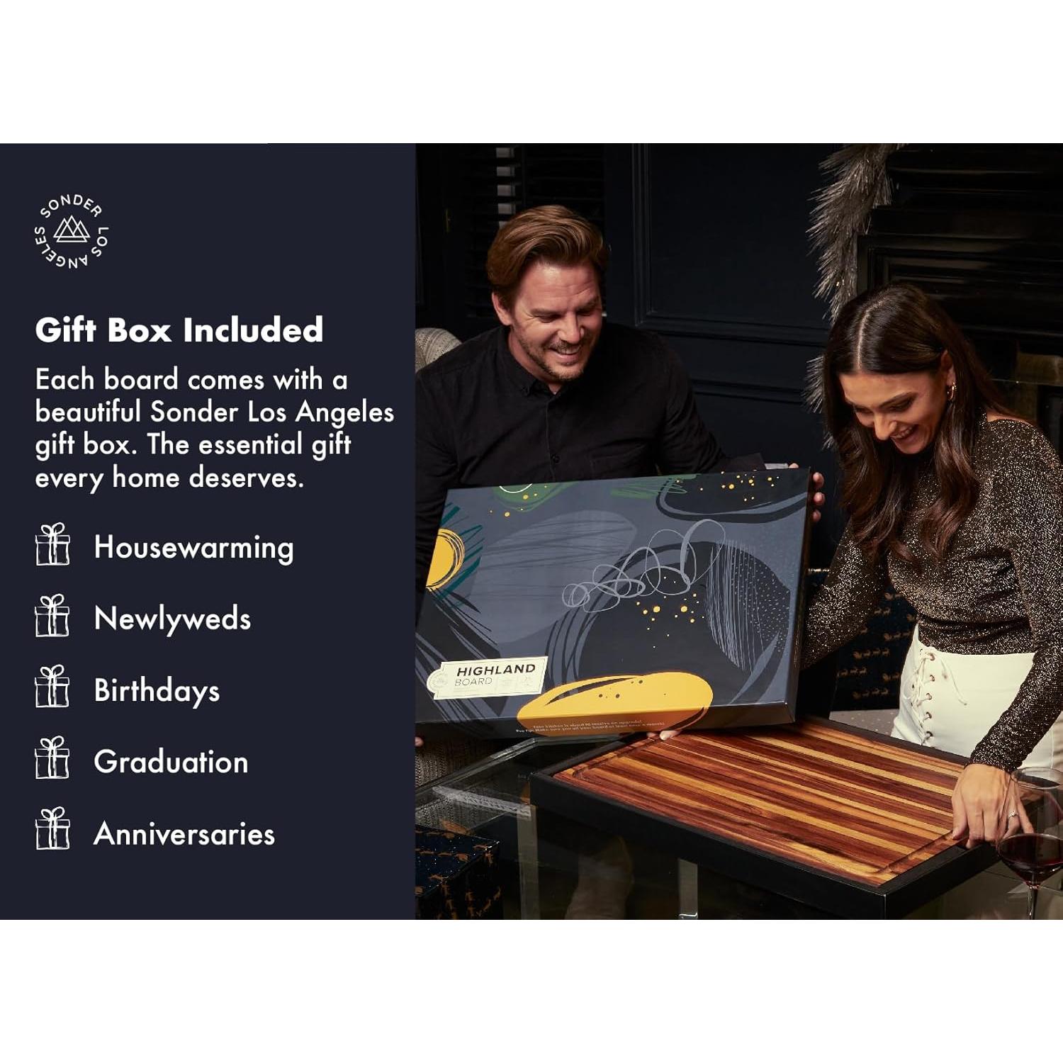 Tabla de Cortar de Madera de Teca Sonder Los Angeles 58x43x3.8cm