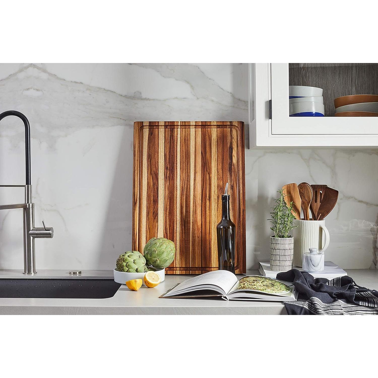 Tabla de Cortar de Madera de Teca Sonder Los Angeles 58x43x3.8cm