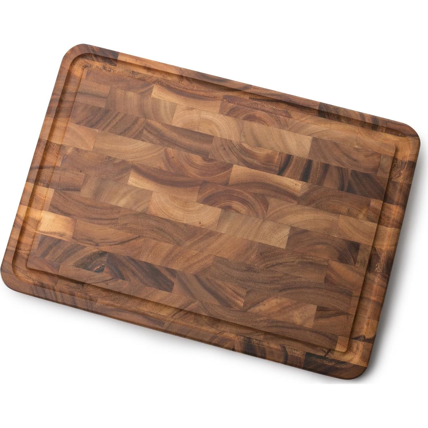 Tabla de Cortar de Madera de Acacia Ironwood Gourmet 50.8x35.6cm