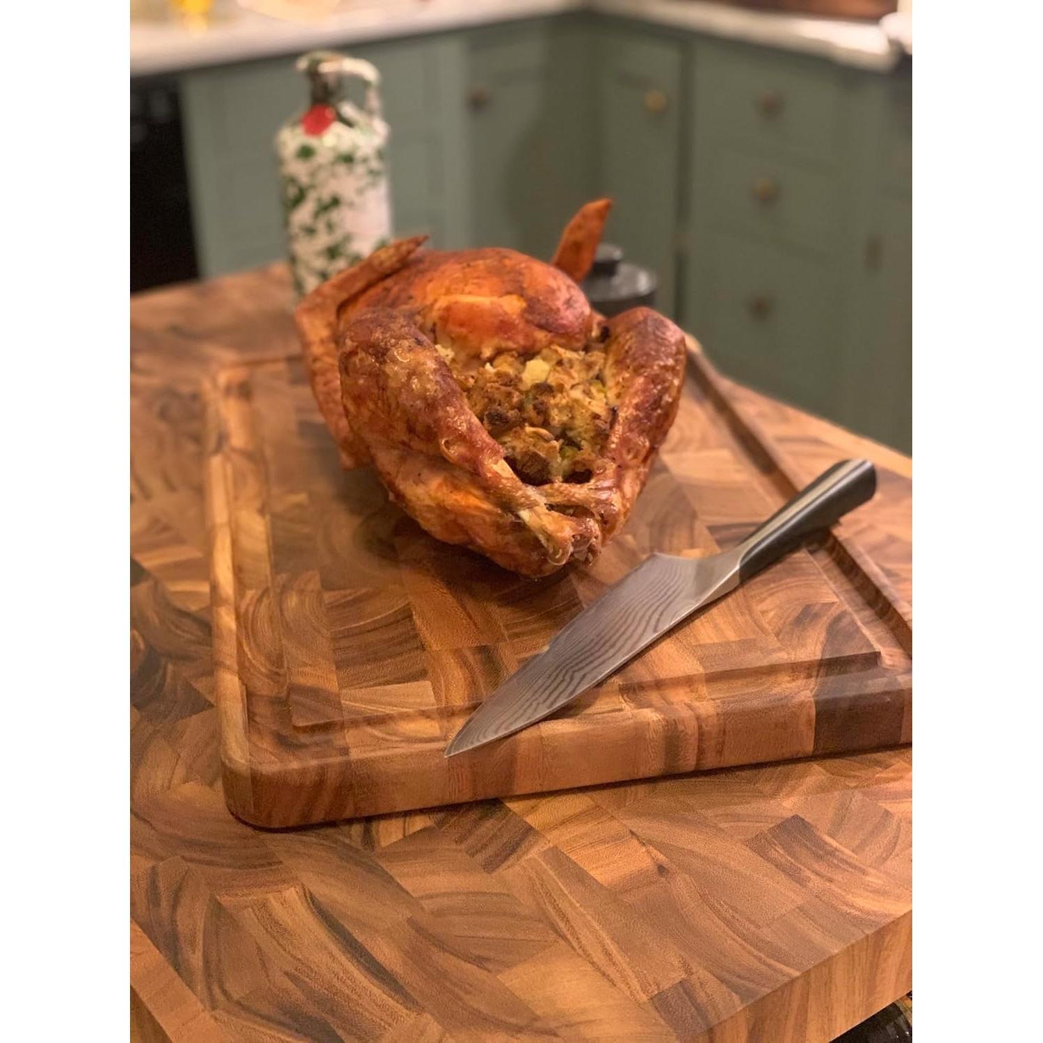 Tabla de Cortar de Madera de Acacia Ironwood Gourmet 50.8x35.6cm