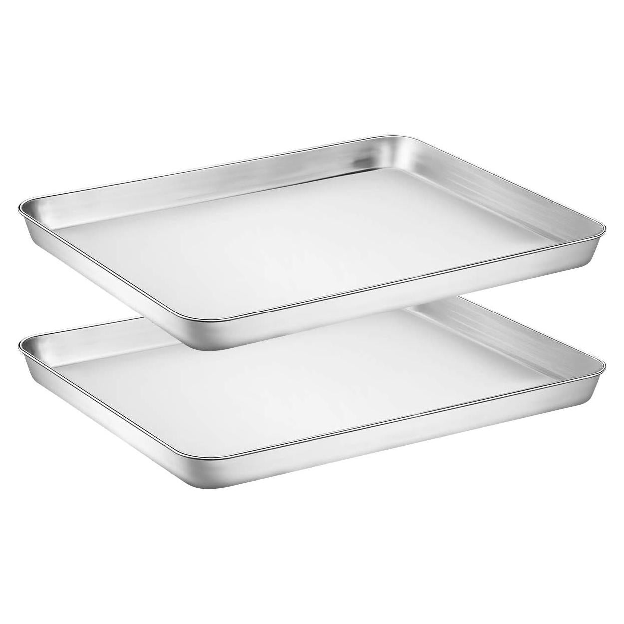 Juego de 2 bandejas para hornear Wildone 40.6x30.5cm acero inoxidable